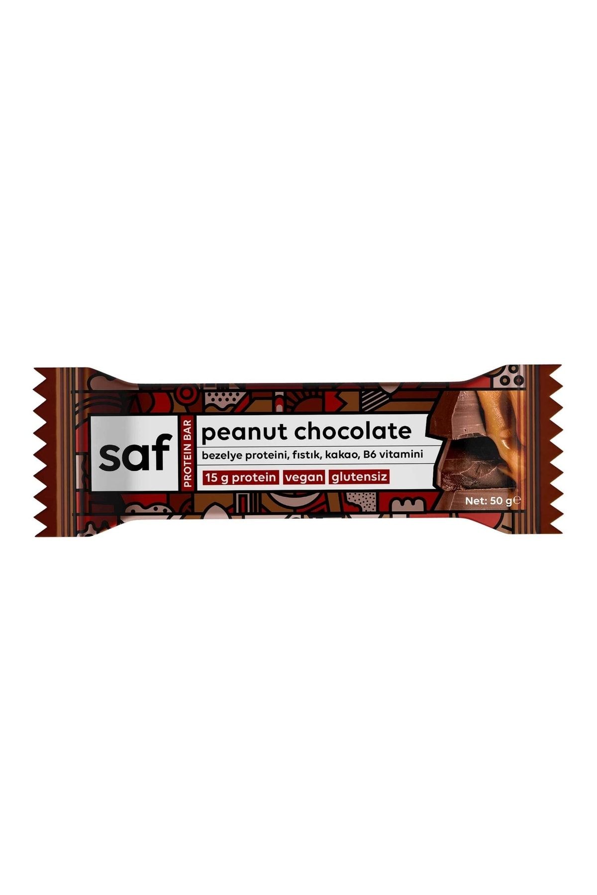 Saf Nutrition Peanut Chocolate High Protein Bar 50 g