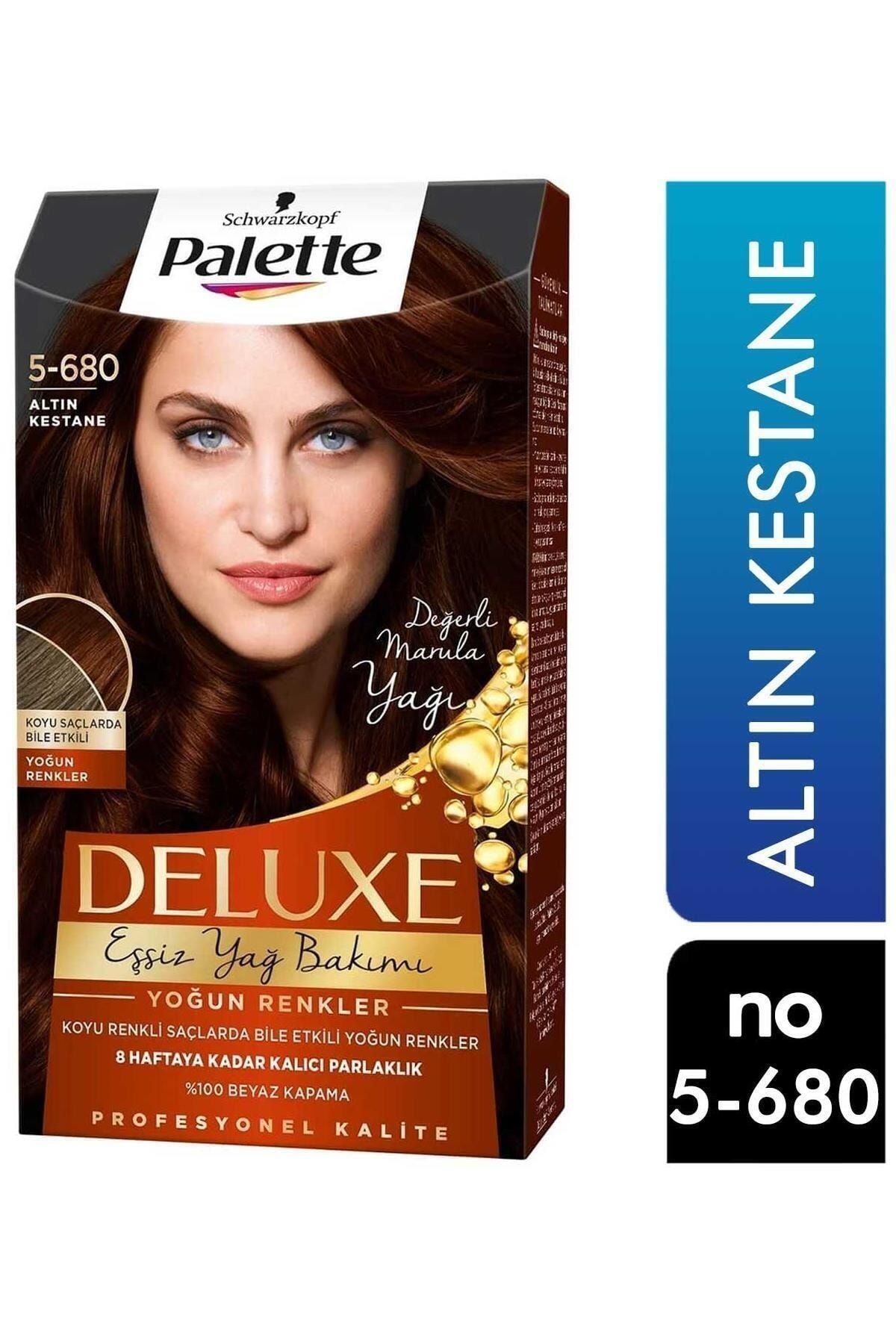 Palette Deluxe Saç Boyası 5-680 Kestane