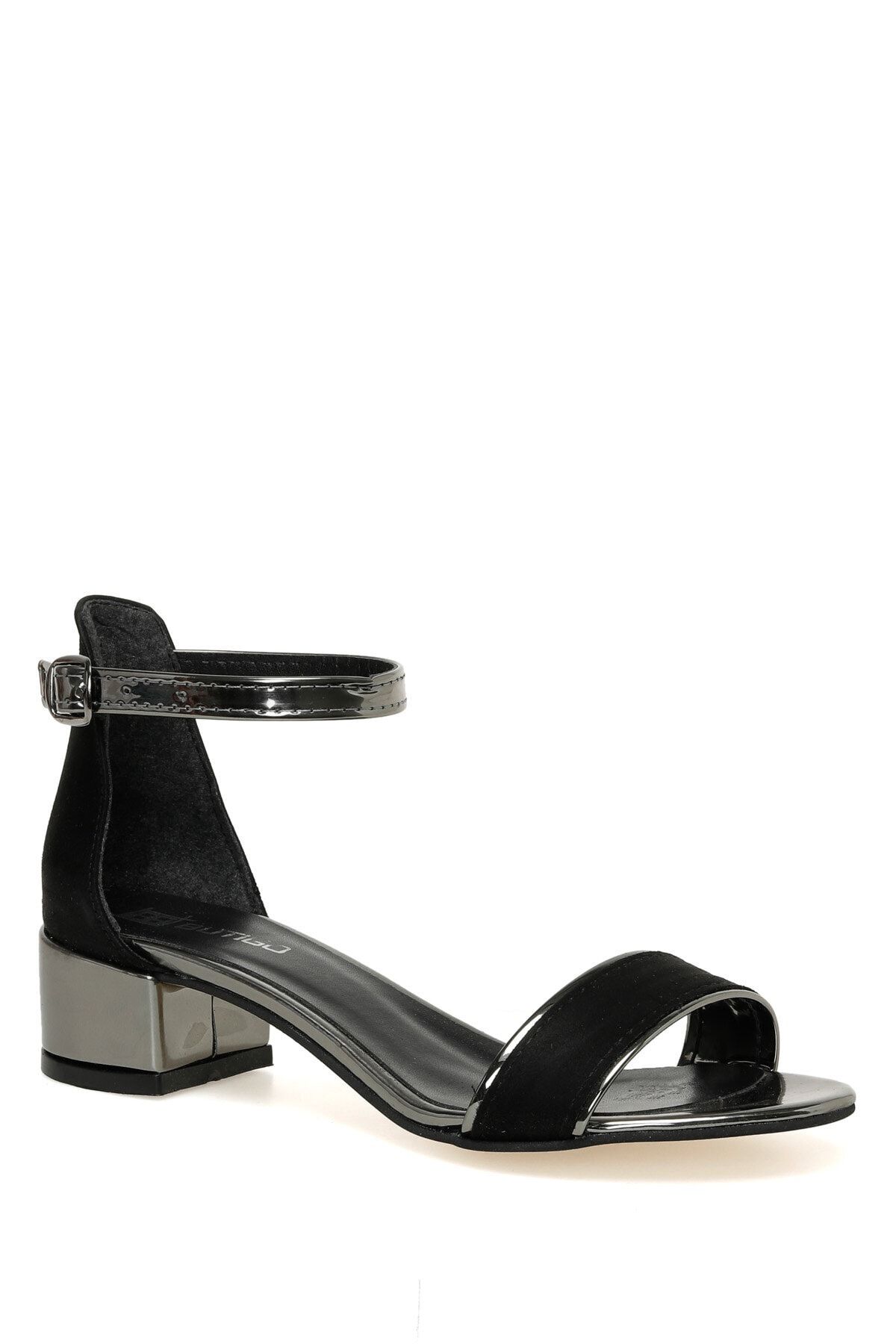 Butigo 21s-701 3fx Siyah Kadın Topuklu Sandalet