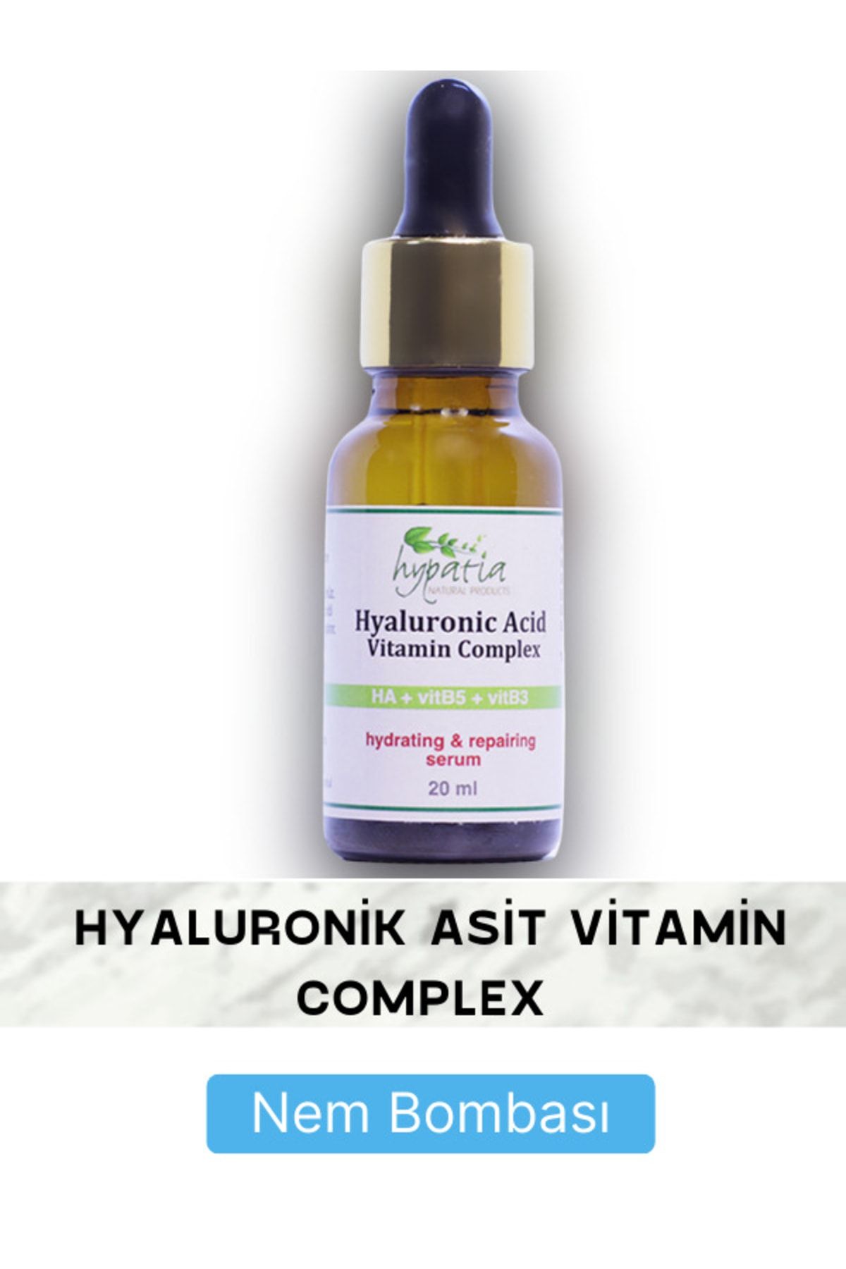 Hypatia Natural Products Hyaluronic Acid Vitamin Complex