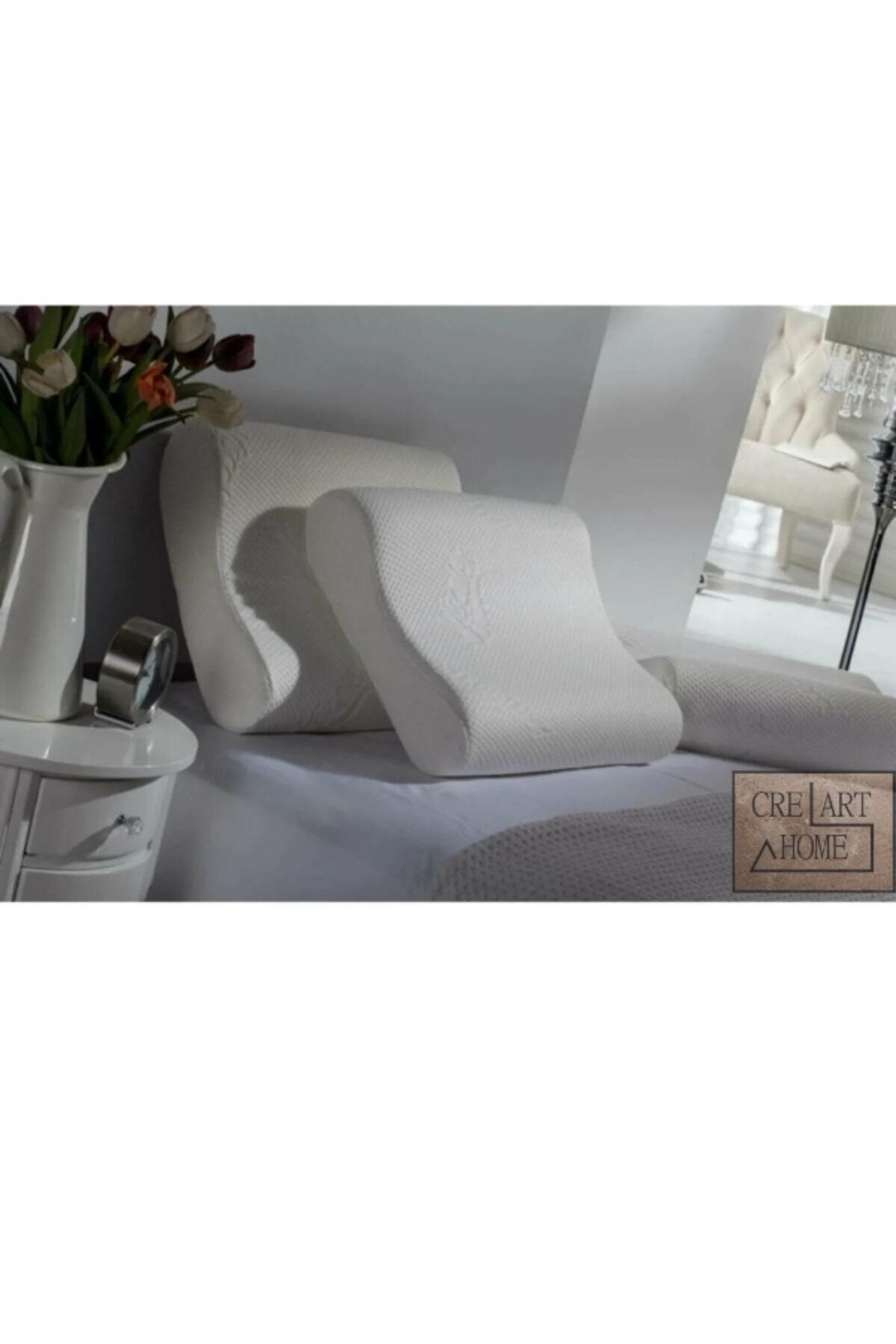 Doqu Home Visco Rahatlığa Sahip Yastık Modelleri Beyaz - 51 X 42 13 Cm