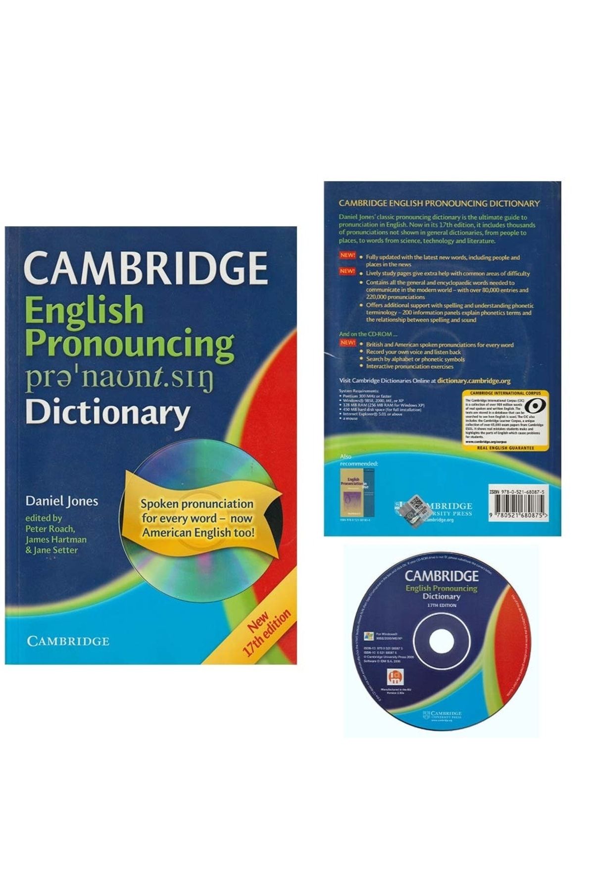 Cambridge University Cambridge English Pronouncing Dictionary Paperback With Cd-rom