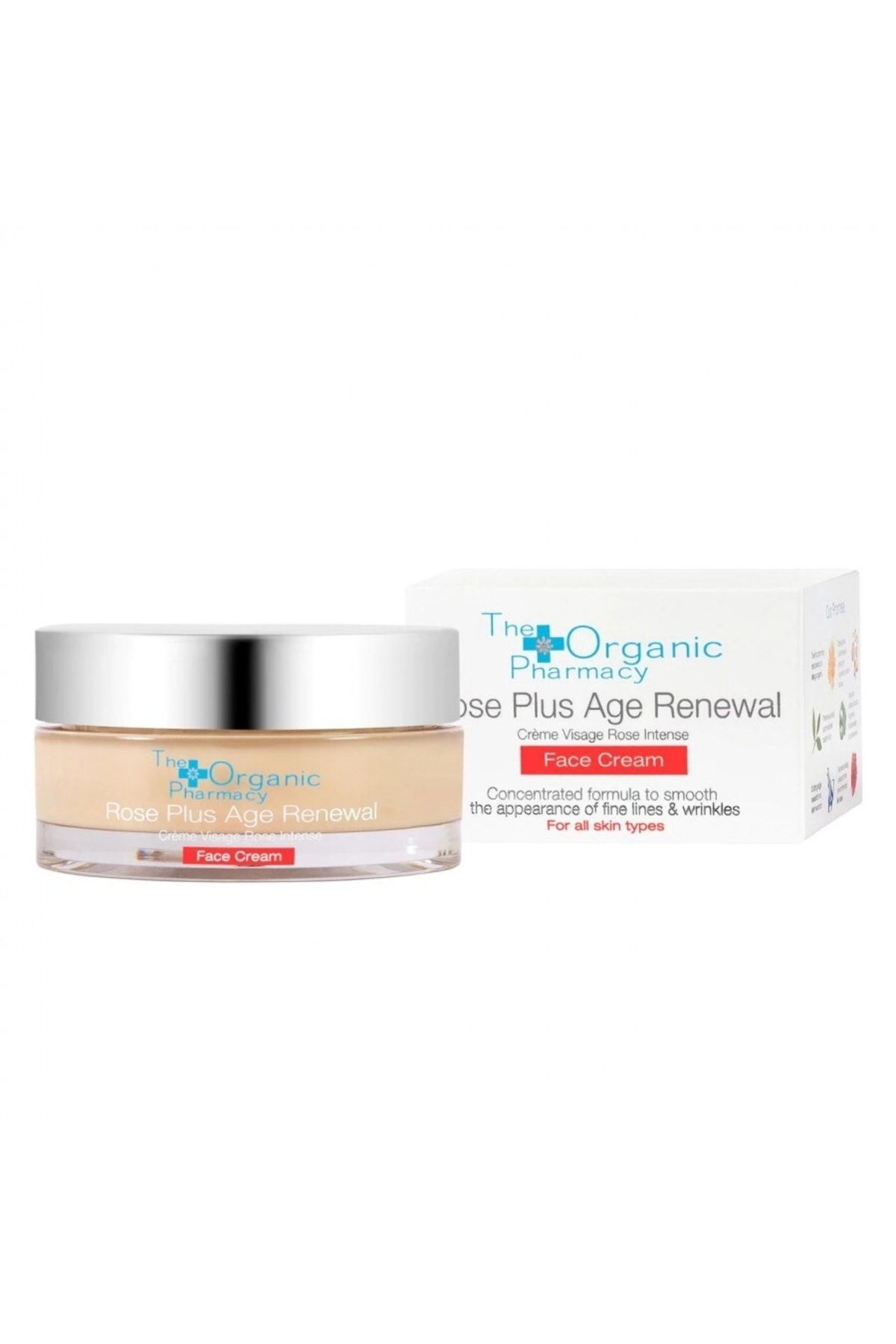 The Organic Pharmacy Gül Içerikli Güçlü Anti-aging Yüz Kremi Rose Plus Age Renewal Face Cream 50 ml