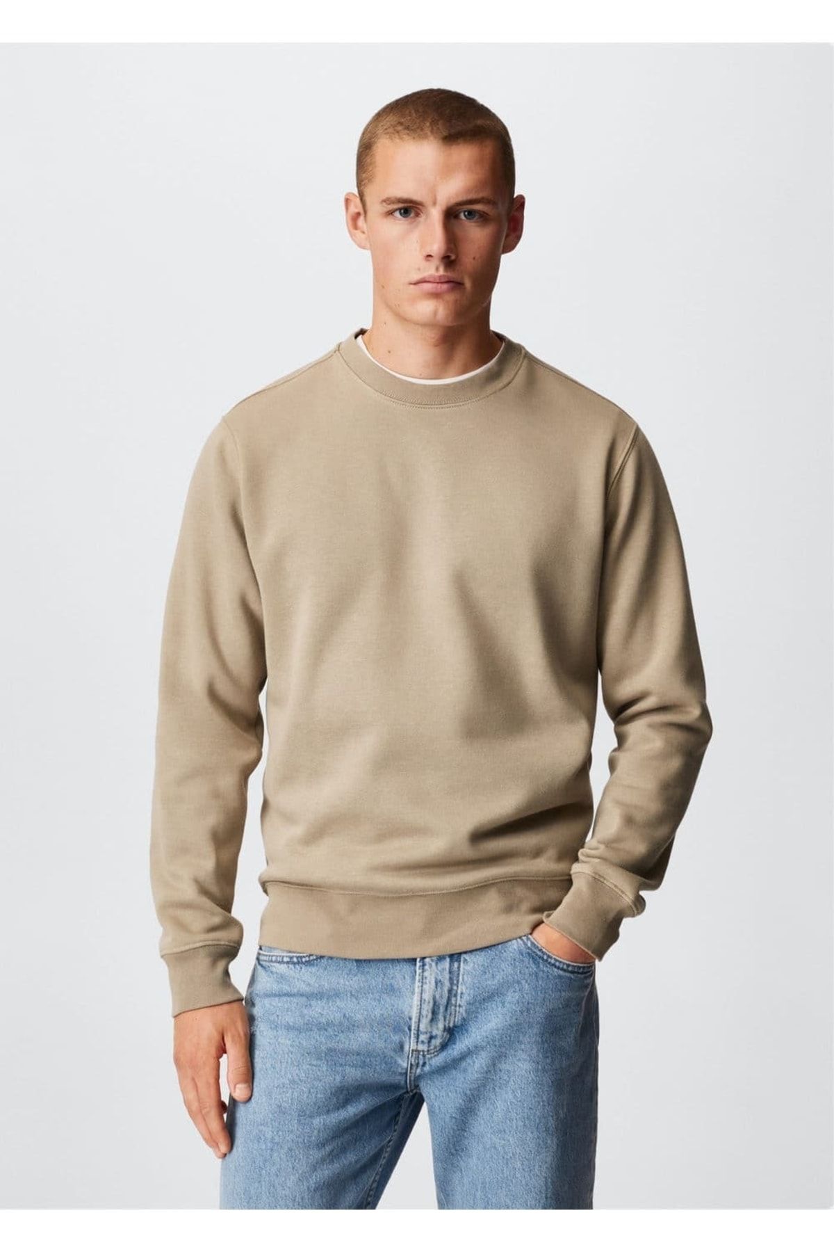 MANGO Man Pelüş Sweatshirt