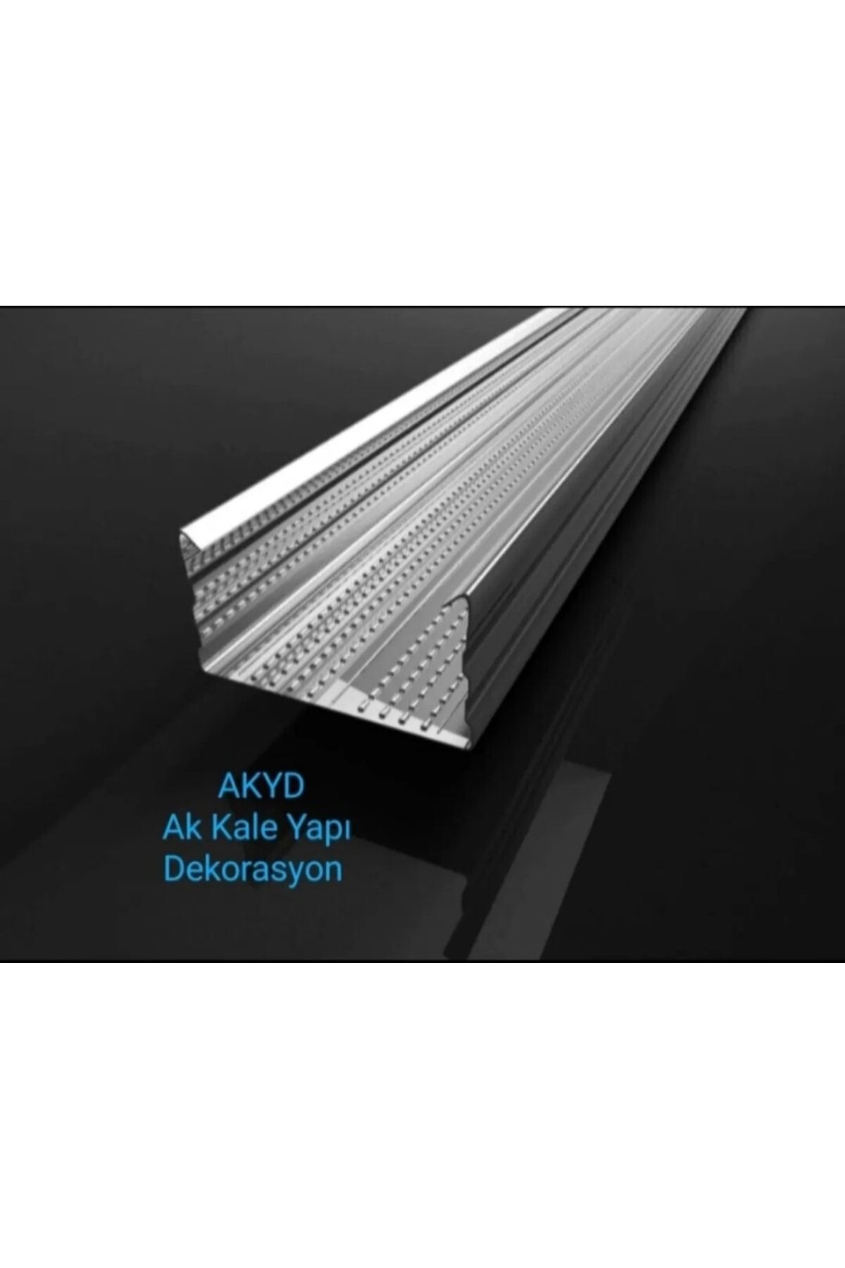 AKYD AK KALE YAPI DEKORASYON Alçıpan Tavan C Profili 6 Adet Boy 3 Metre