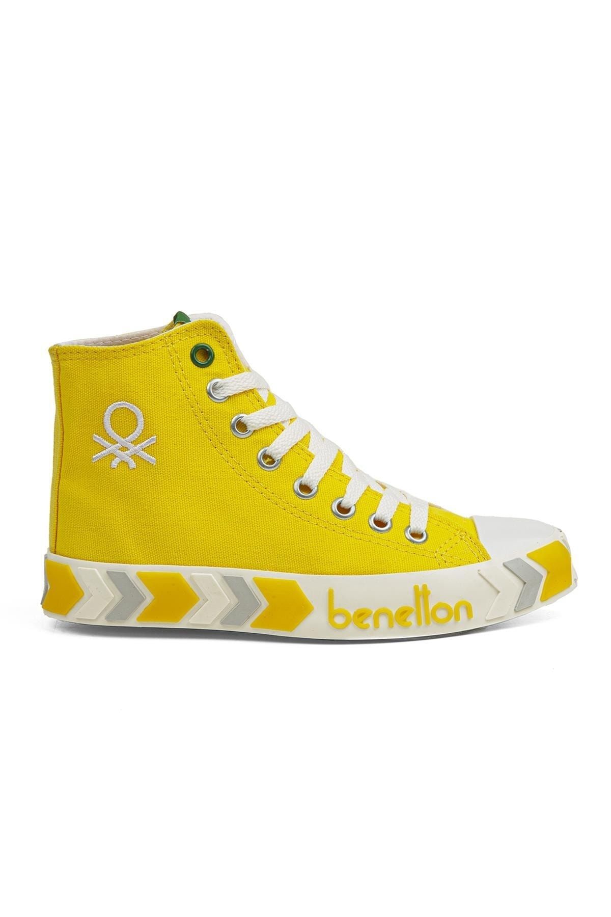 Benetton ® | Bn-30621-3374 Sari - Kadın Spor Ayakkabı
