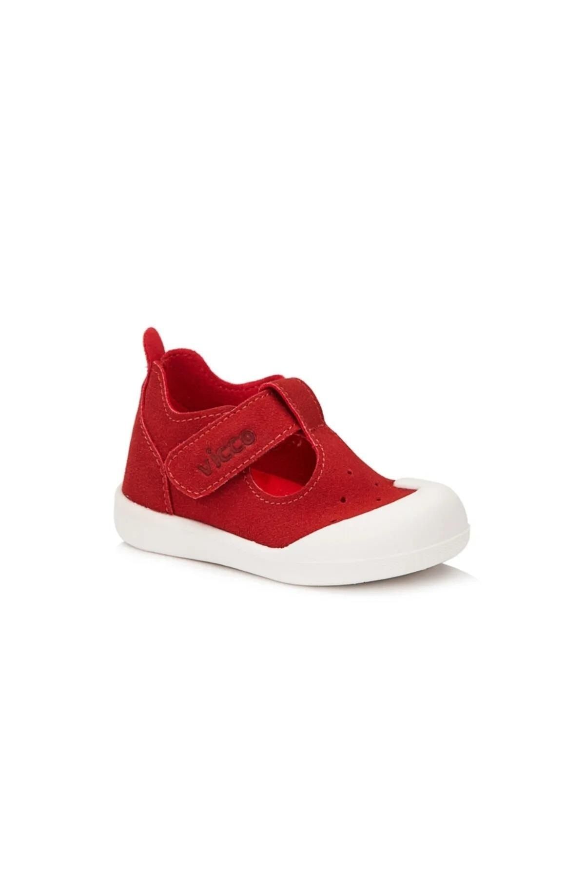 Vicco Loro Kırmızı Ilk Adım Bebek Ayakkabı (zindos)