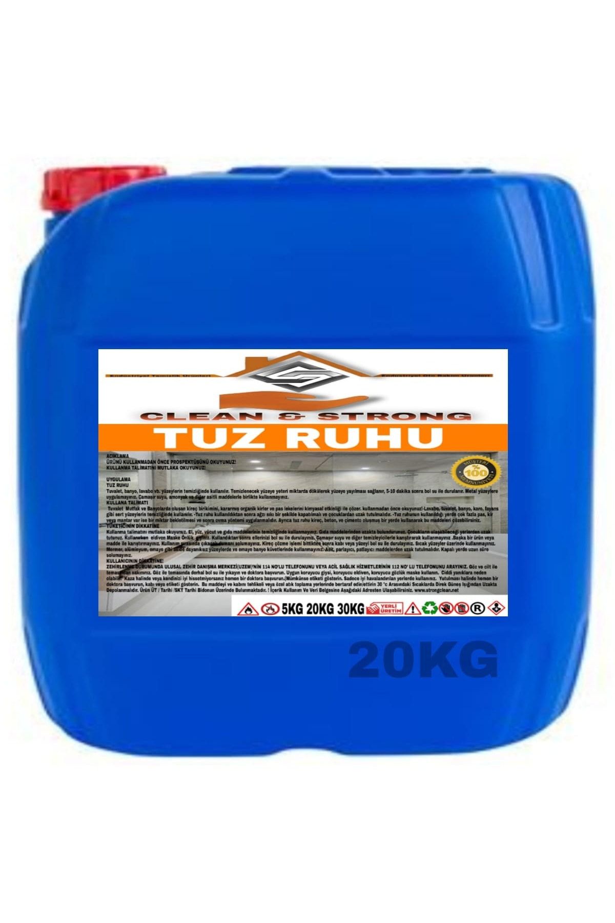 CLEAN&STRONG Tuz Ruhu 20kg