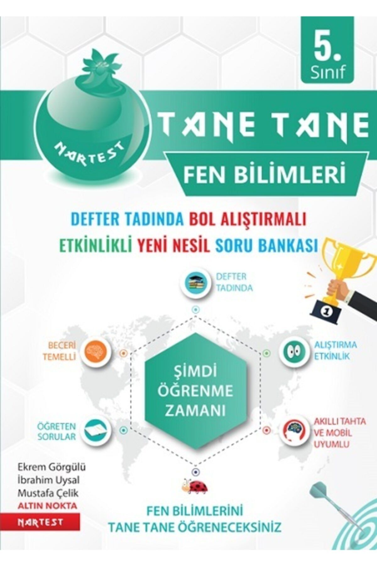 Nartest Yayınları Nartest 5.sınıf Yeşil Fen Bilimleri Soru Bankası Defter Tadında Tane Tane