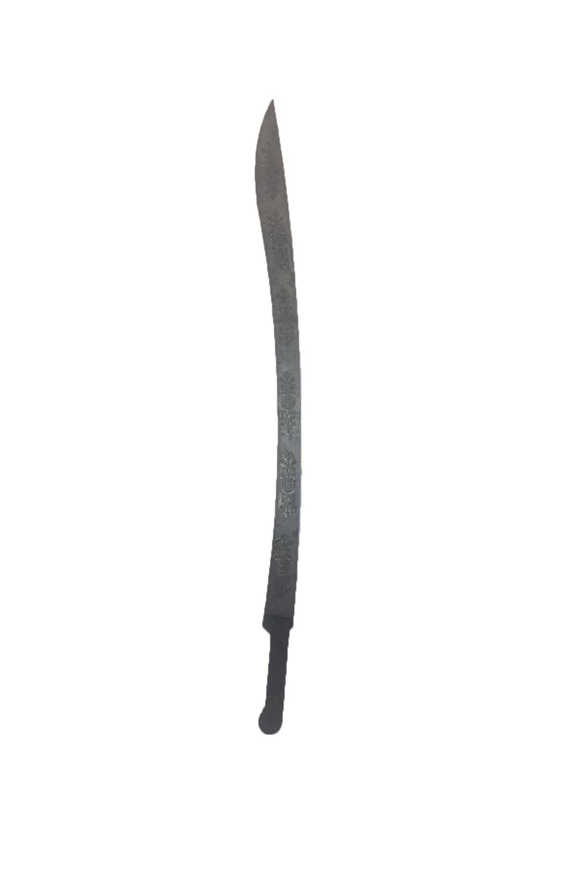 günbeyi Sedef Işlemeli El Yapımı Dekoratif Yatagan Kılıcı