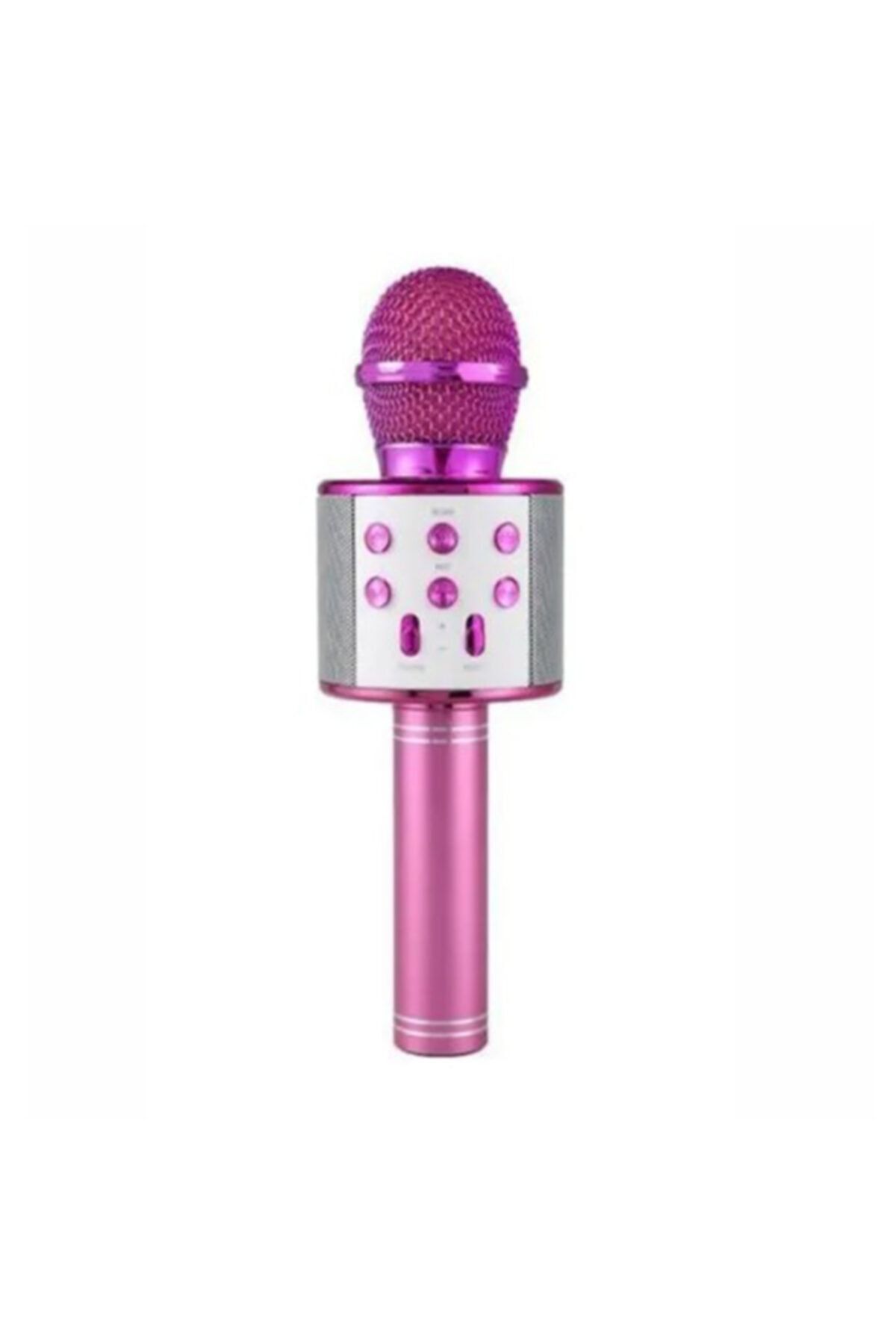 Genel Markalar Karaoke Mikrofon Bluetooth, Usb, Hafıza Kartı Ve Aux Girişli Ws-858 Pembe