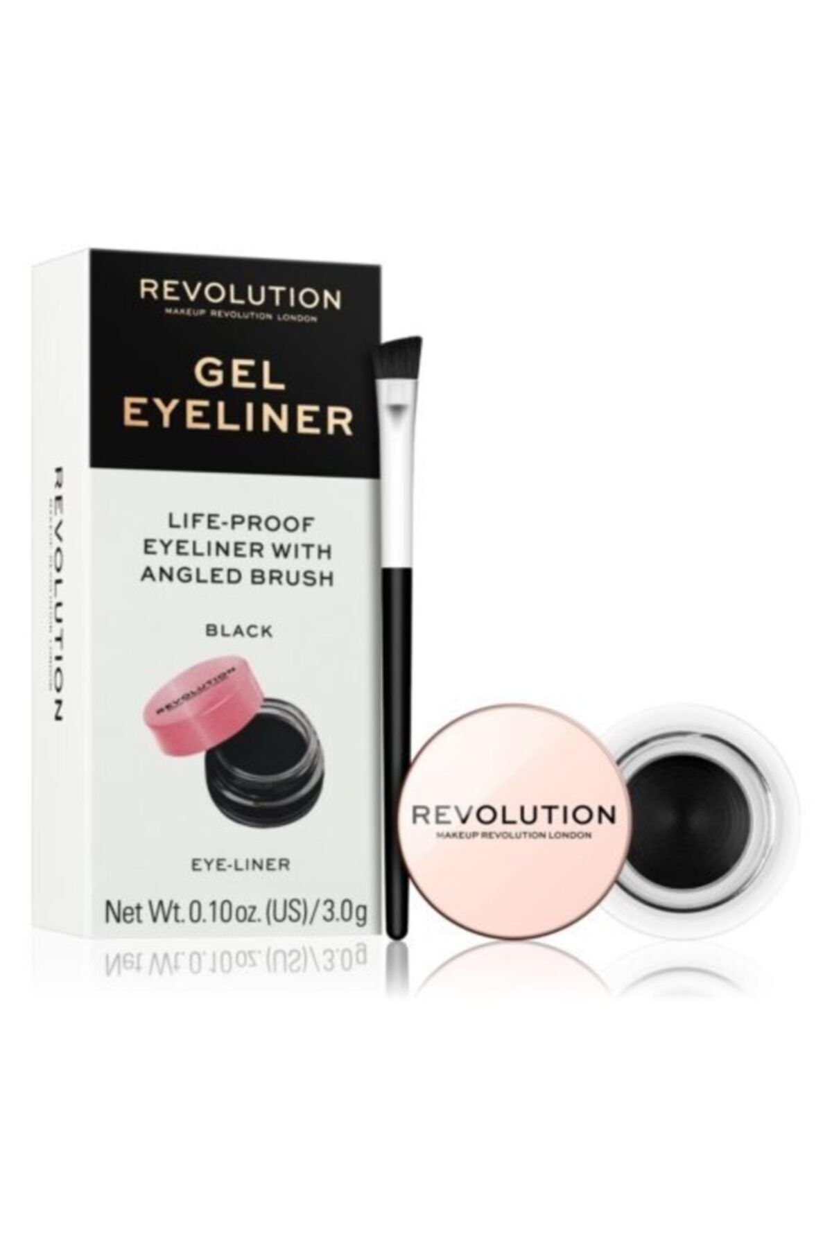 MAKEUP REVOLUTION Gel Eyeliner Pot With Brush -