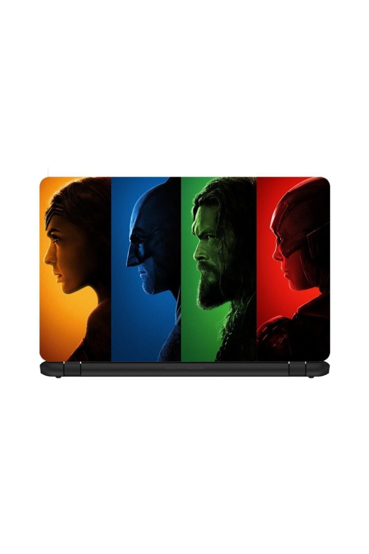 KT Decor Justice League Laptop Sticker 15.6 Inch