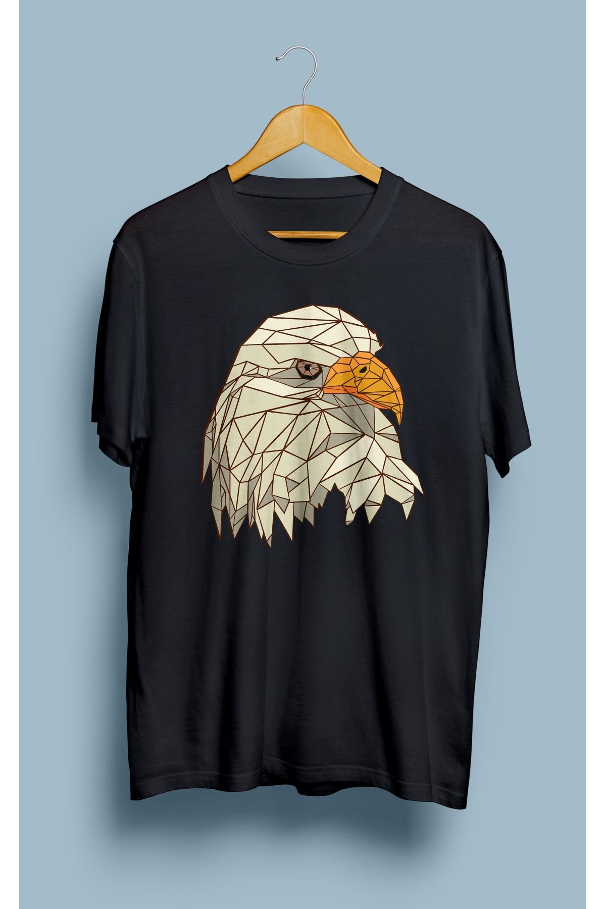 Corvo Unisex Kartal Tasarım Baskılı T-Shirt