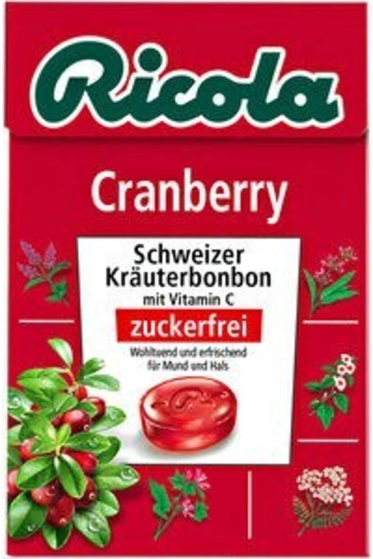 Ricola Cranberry Yaban Mersinli Şekerleme 50 g