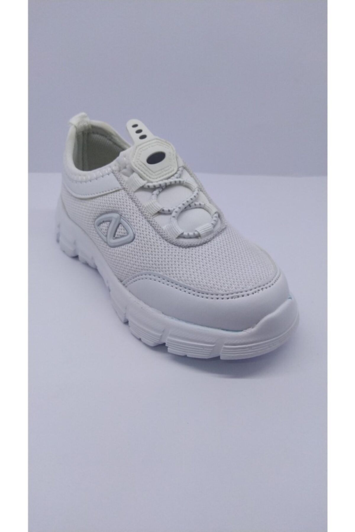 Nstep Unisex Çocuk Beyaz Bağcıksız Spor Ayakkabı