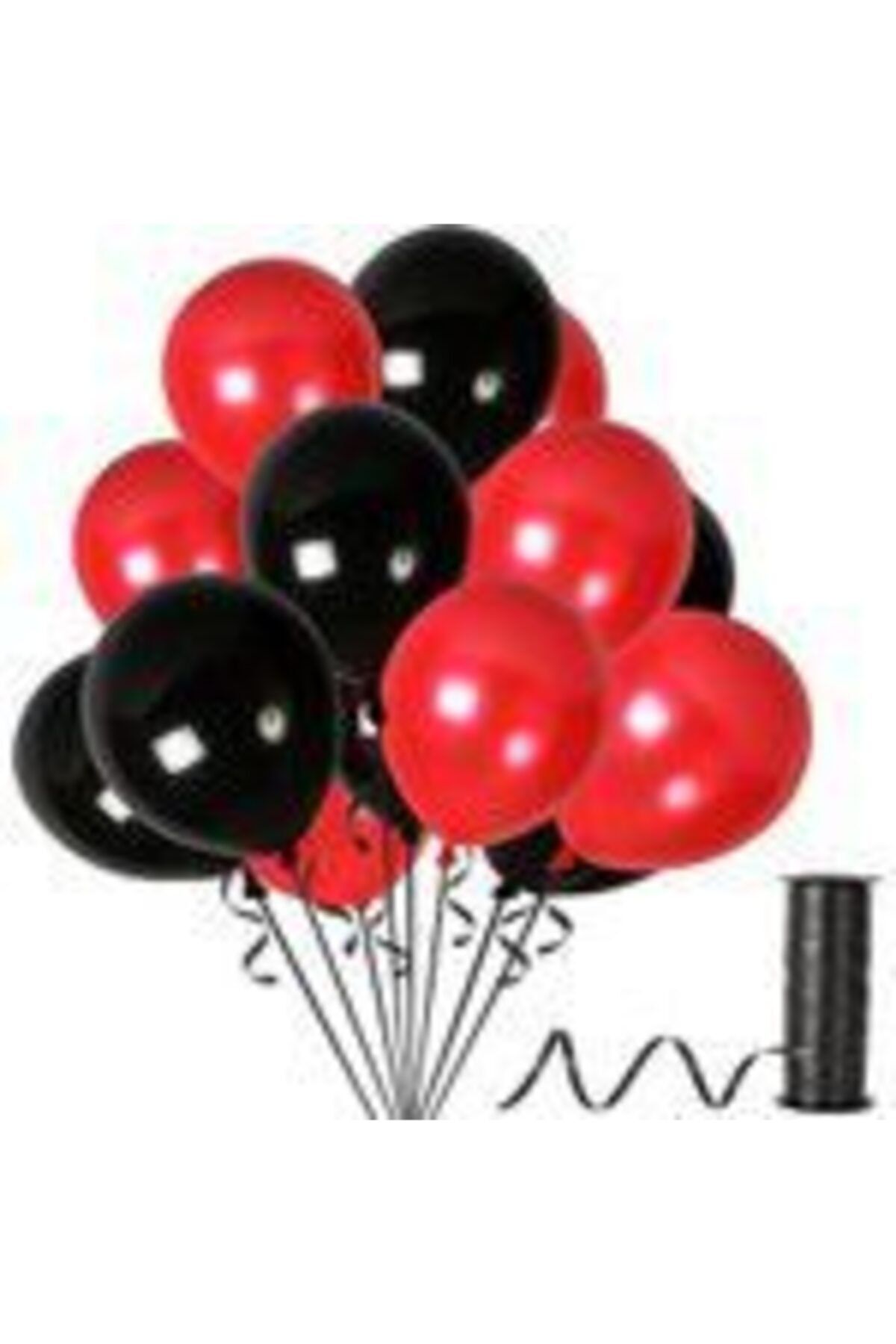 EXİZTİCARET Metalik Sedefli Balon 50 Adet Helyum Gazına Uyumlu Uçan Balon