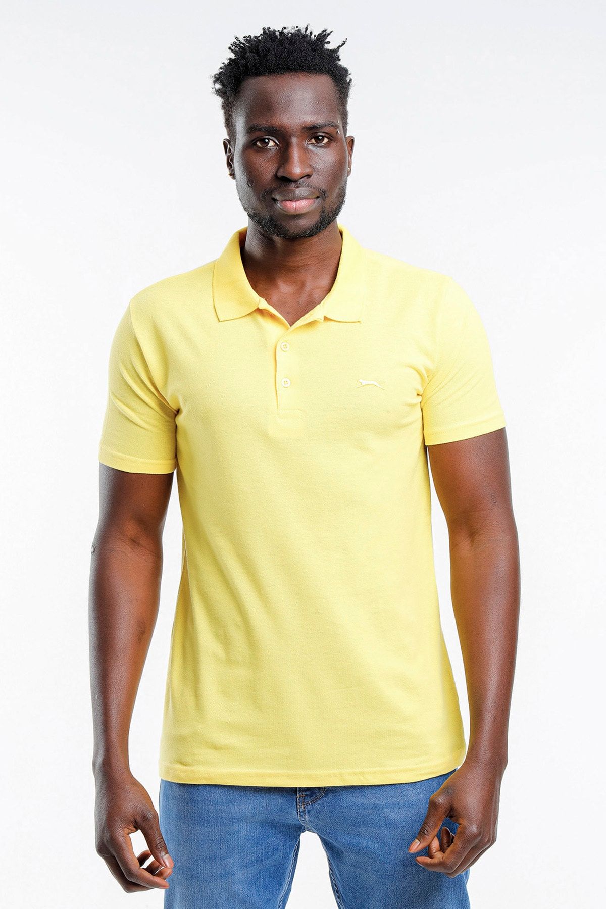 Slazenger Erkek Sarı T-Shirt ST11TE130