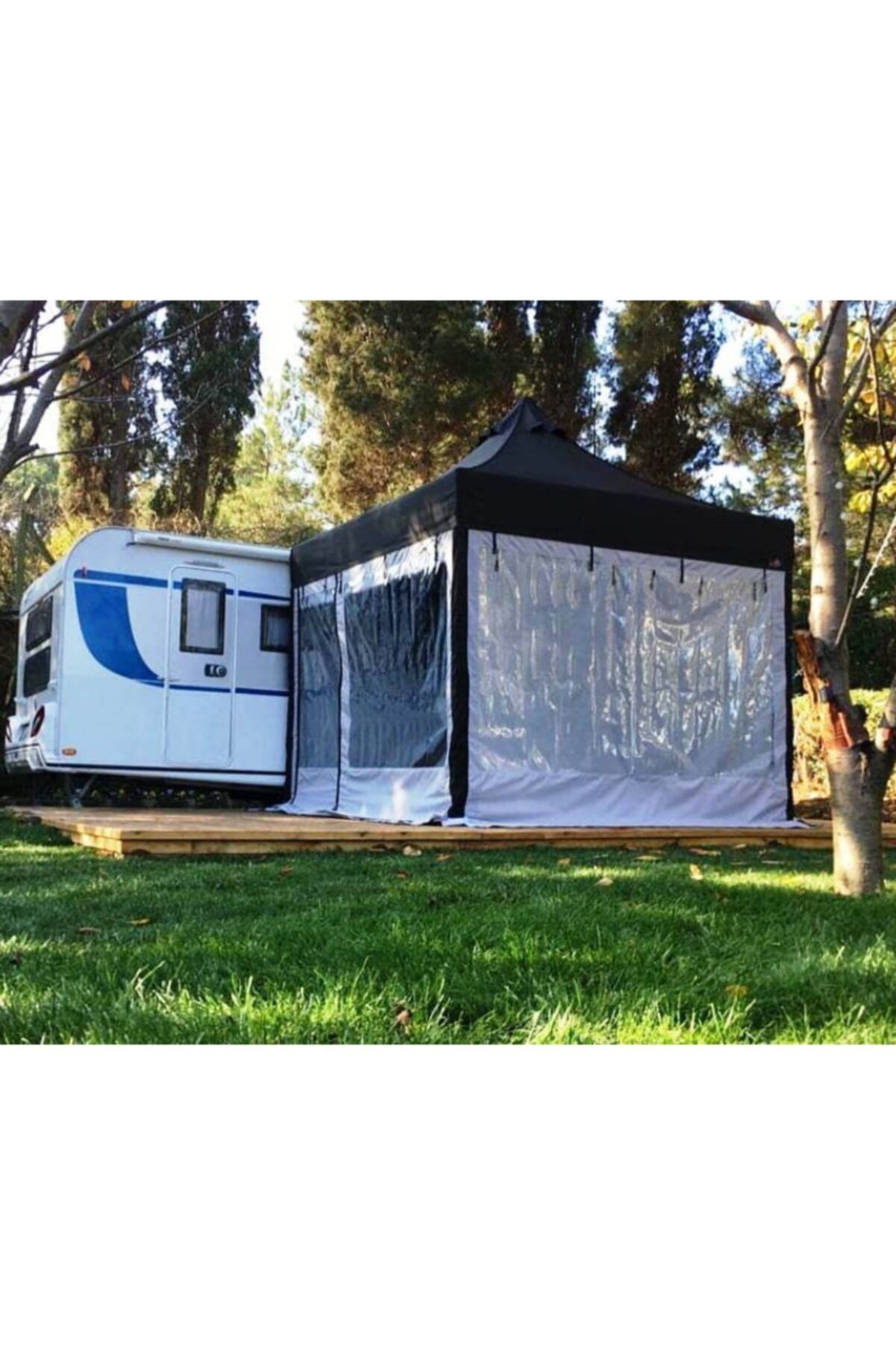 ProKamp Karavan Çadırı Kış Bahçesi 3x3m Kamp Outdoor Avcı Çadırı Katlanır Off Road Tente Gölgelik Çadır