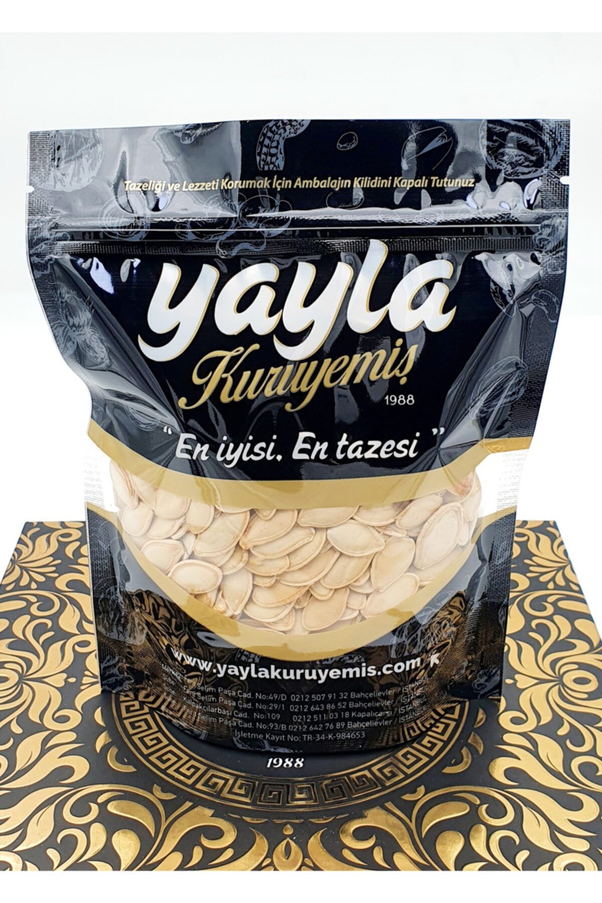 yayla kuruyemiş Tuzsuz Kabak Çekirdeği-1kg