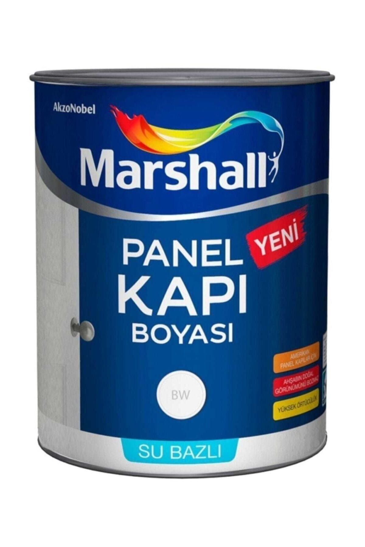 Marshall Su Bazlı Panel Kapı Boyası 1 Lt Beyaz (AMERİKAN PANEL KAPILAR İÇİN YÜKSEK ÖRTÜCÜLÜK)