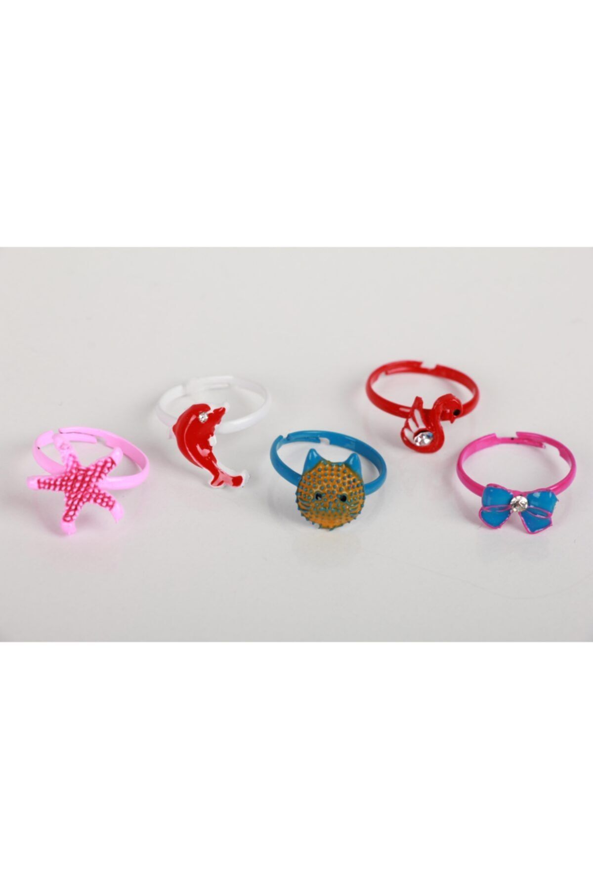 SeaBubbles Kız Çocuk Yüzük Renkli 5li Set