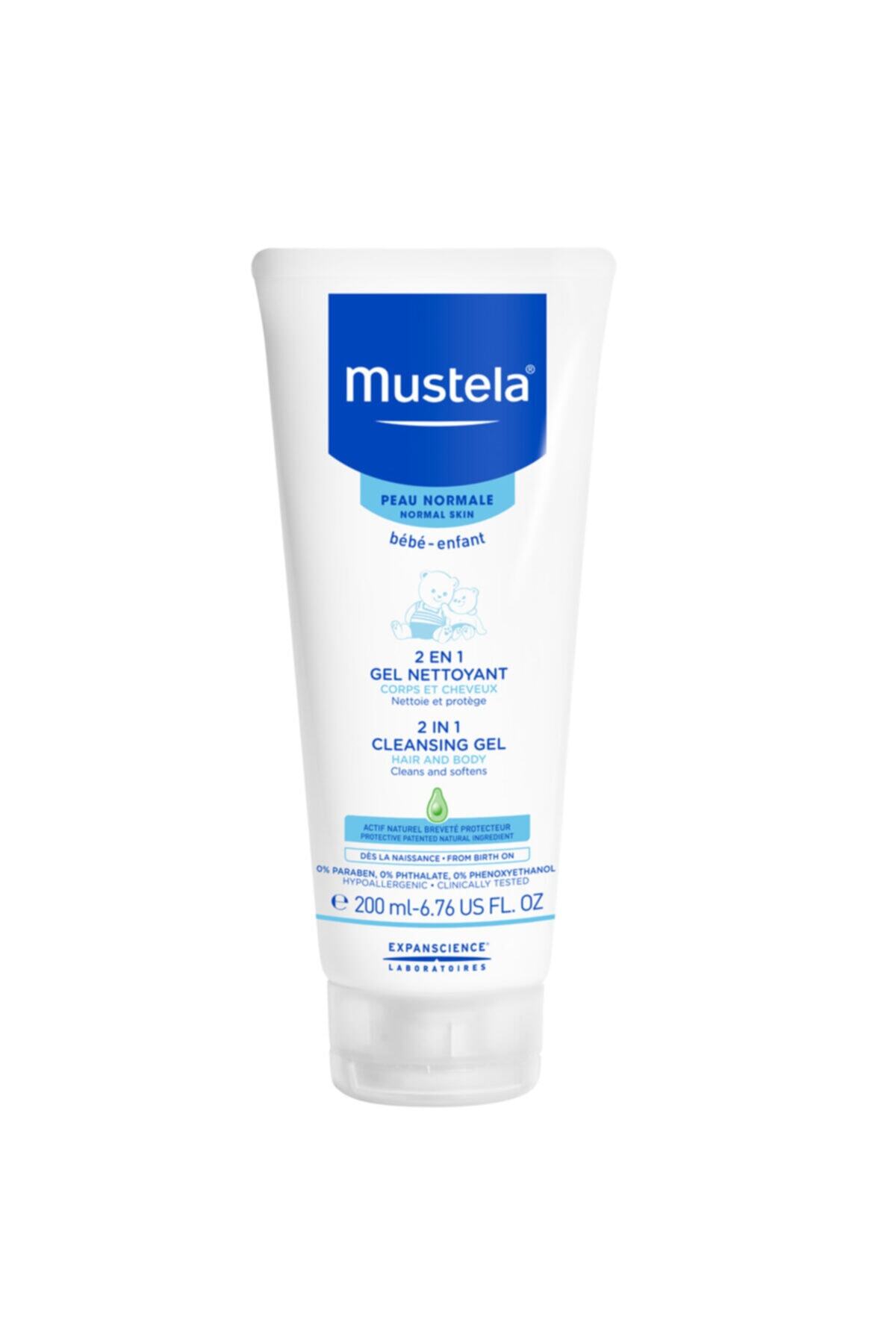 Mustela 2 In 1 Hair And Body Cleansing Gel 200 Ml Sa Ve V cut ampuan 