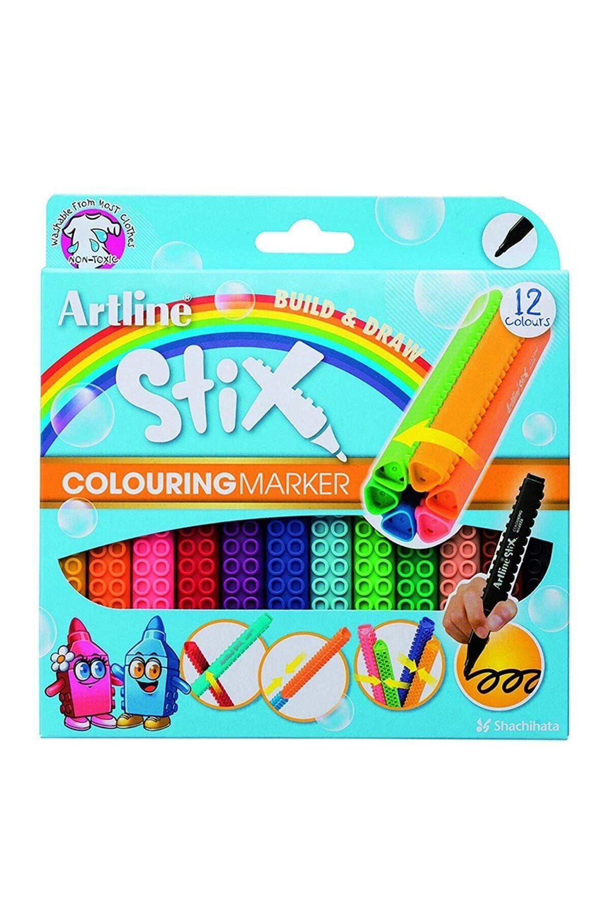 artline Stix Colouring Marker 12'lü Set