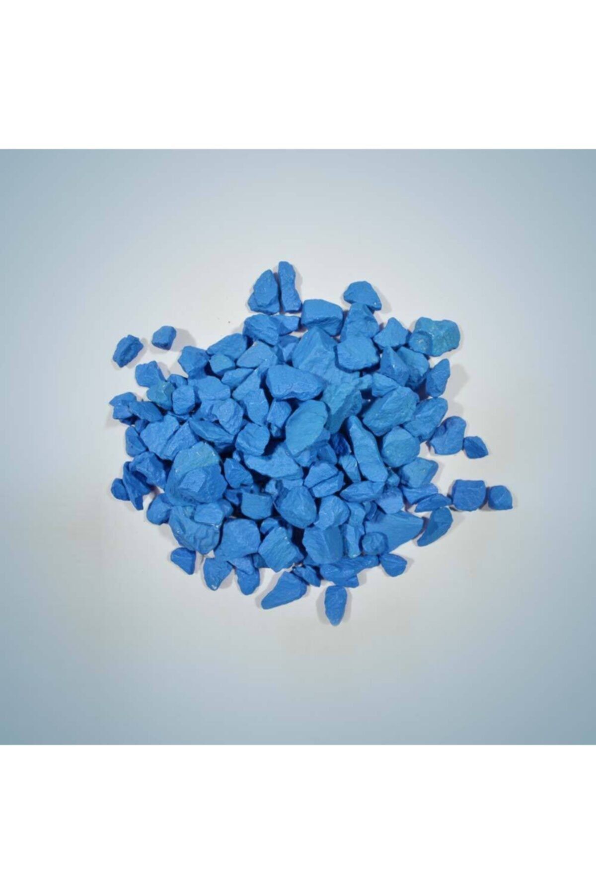 Aker Hediyelik Mavi Dekoratif Teraryum Taşı 1kg Renkli Saksı Akvaryum Çakıl Taşı El Işi Süsleme Malzemeleri
