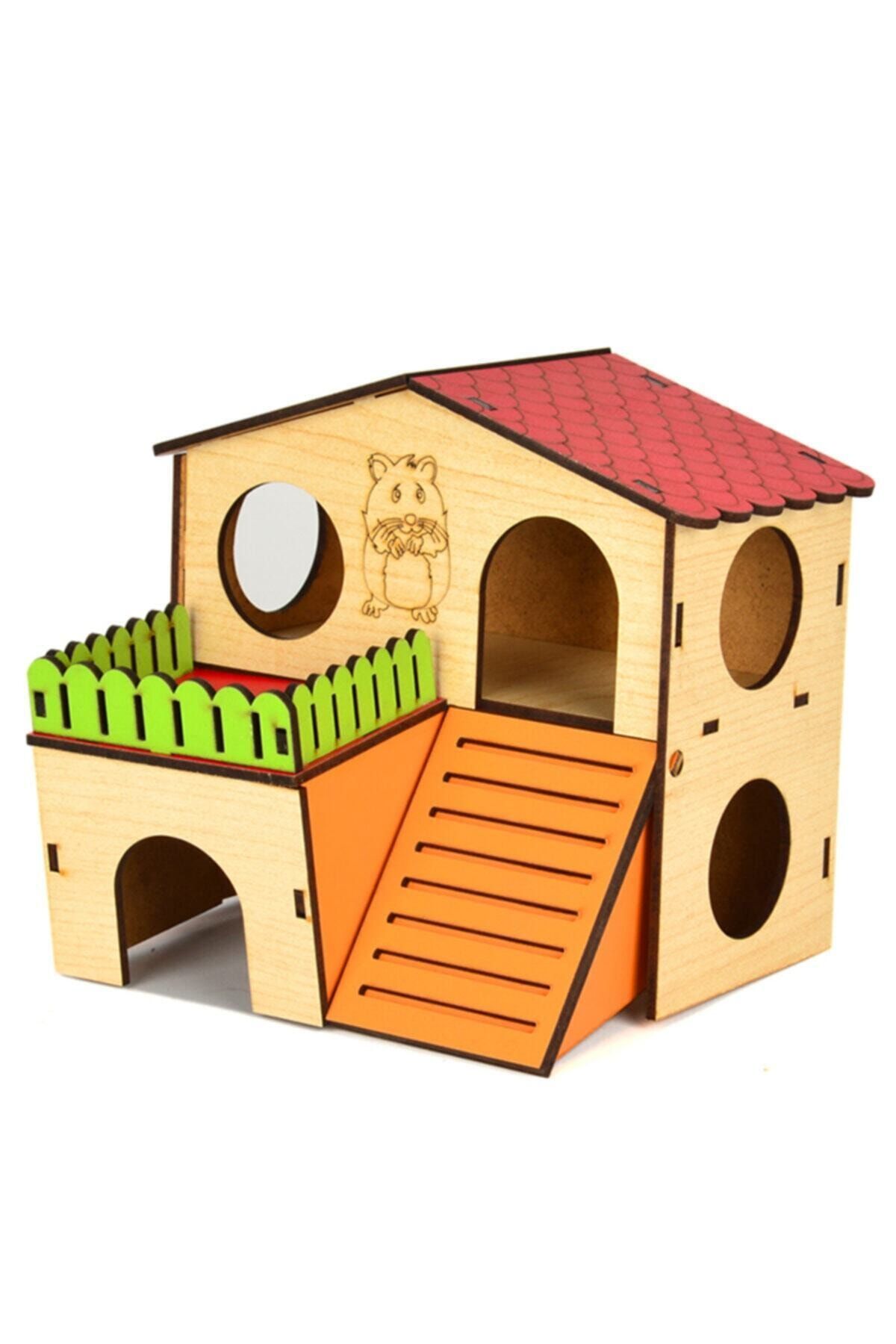 Flip Hamster Evi 2 Katlı Medium 13x15x15cm