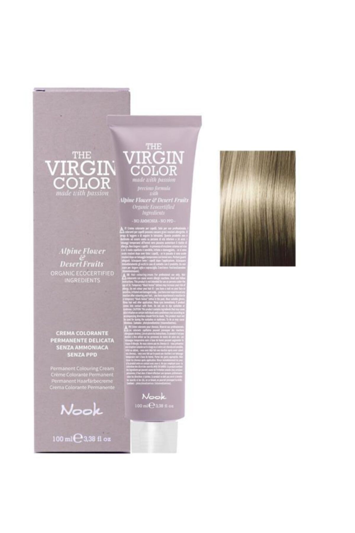 Nook The Virgin Color Amonyaksız Saç Boyası 10.0 Platin Kumral 100 ml
