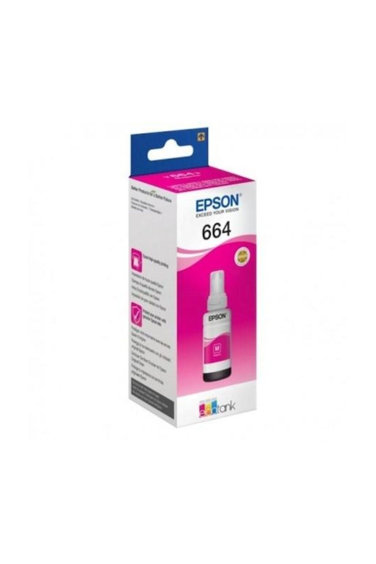 Epson Ekotank 664 Orjinal Kırmızı Mürekkep L382 L386 L3050 L3060 L210 L802