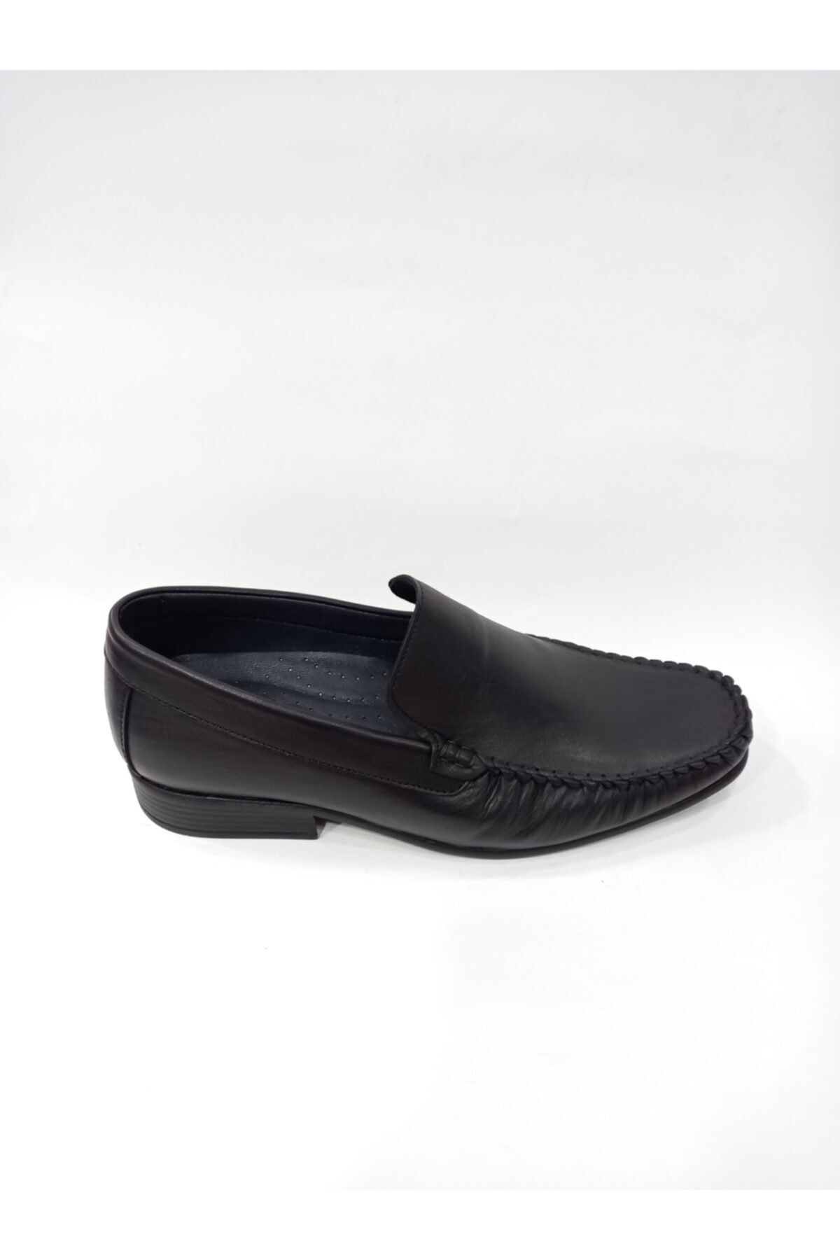 Modesa 128-03 Siyah Hakiki Deri Ortopedik Poli Taban Günlük Erkek Ayakkabı