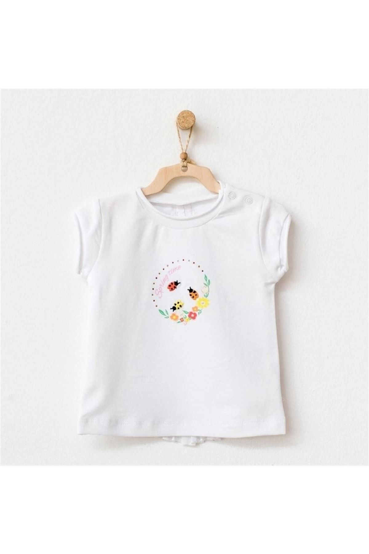Andy Wawa Kız Bebek T-shirt Beyaz Ac21847r