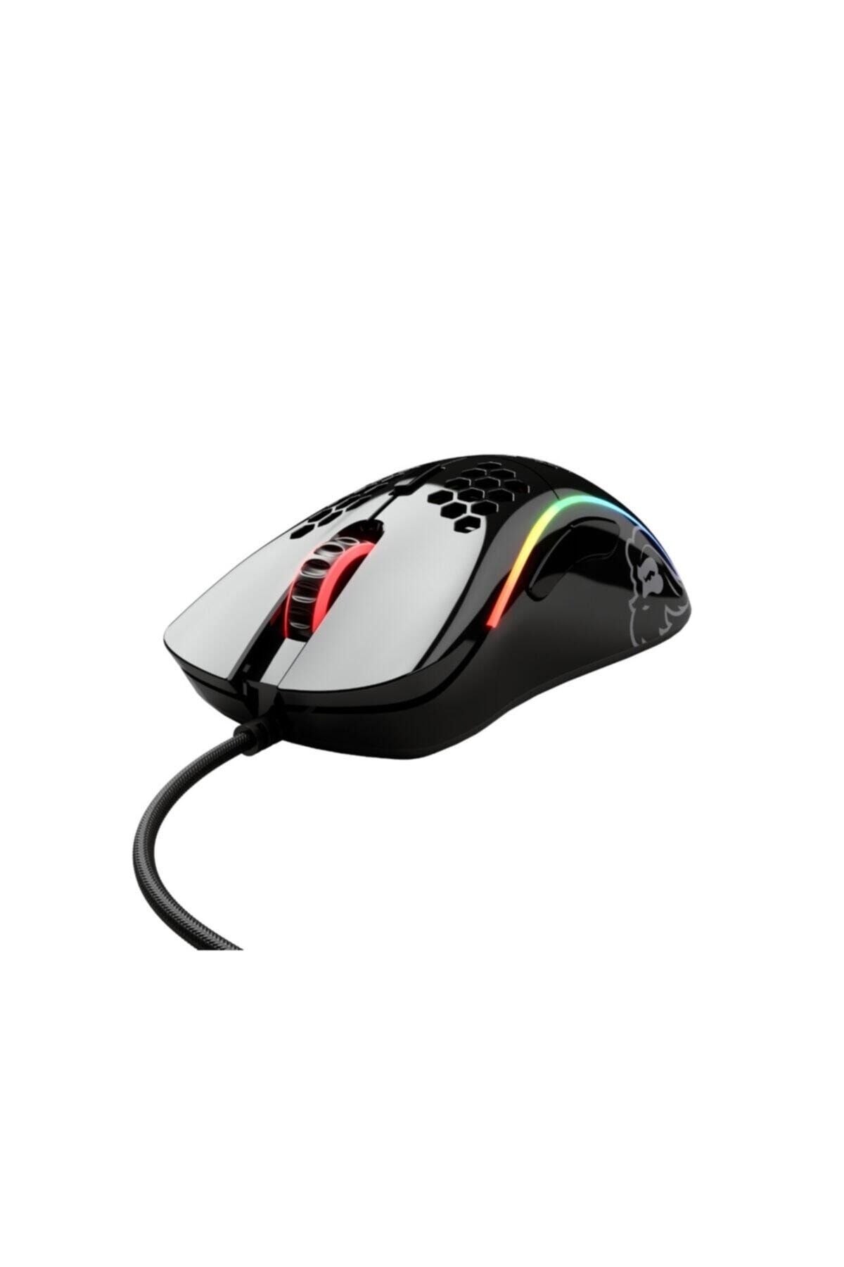 Glorious Model D Kablolu Parlak Siyah Rgb Oyuncu Mouse 69gr