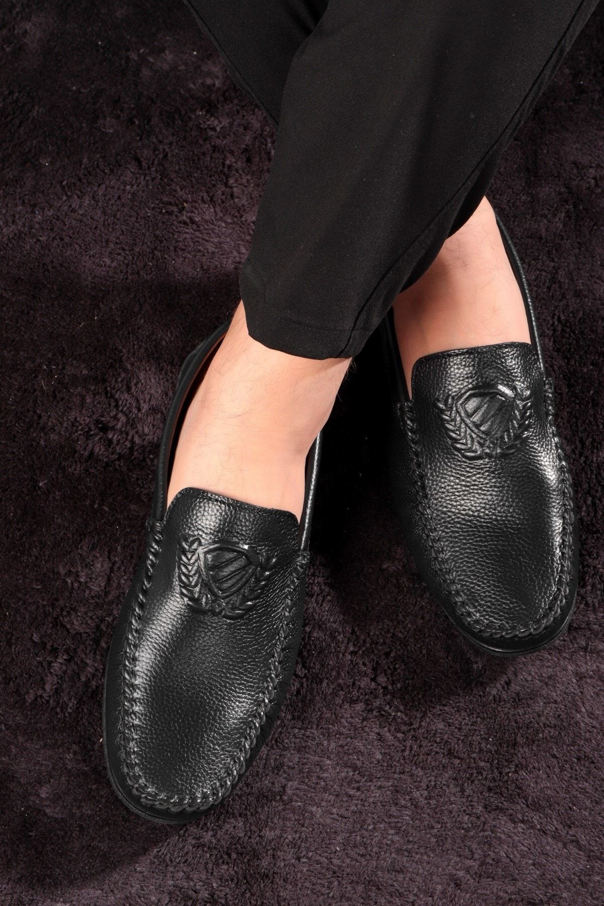 Ducavelli Zwang Hakiki Deri Erkek Günlük Ayakkabı, Loafer Ayakkabı, Hafif Ayakkabı, Hakiki Deri Loafer