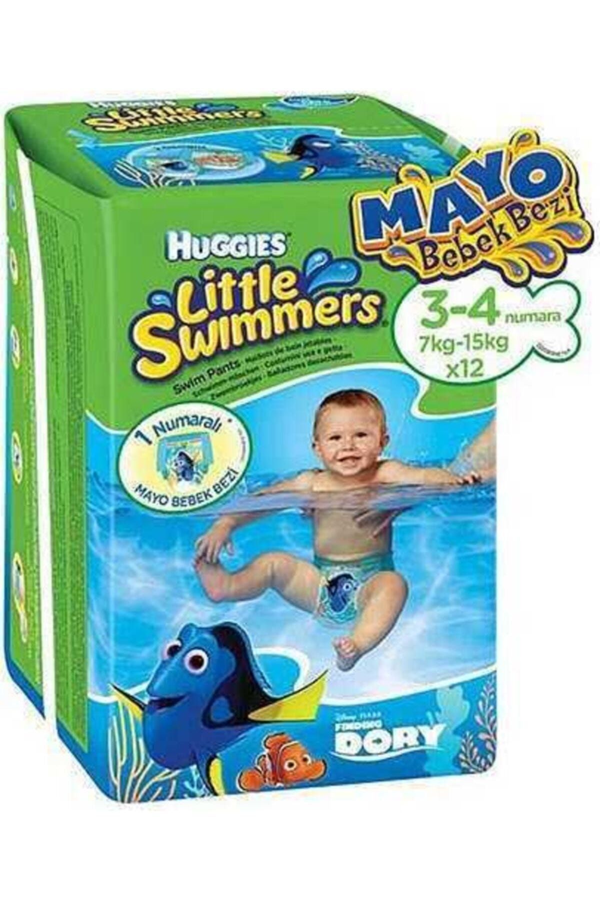 LOLIKO Huggies Little Swimmers Mayo Bebek Bezi 3-4 Numara