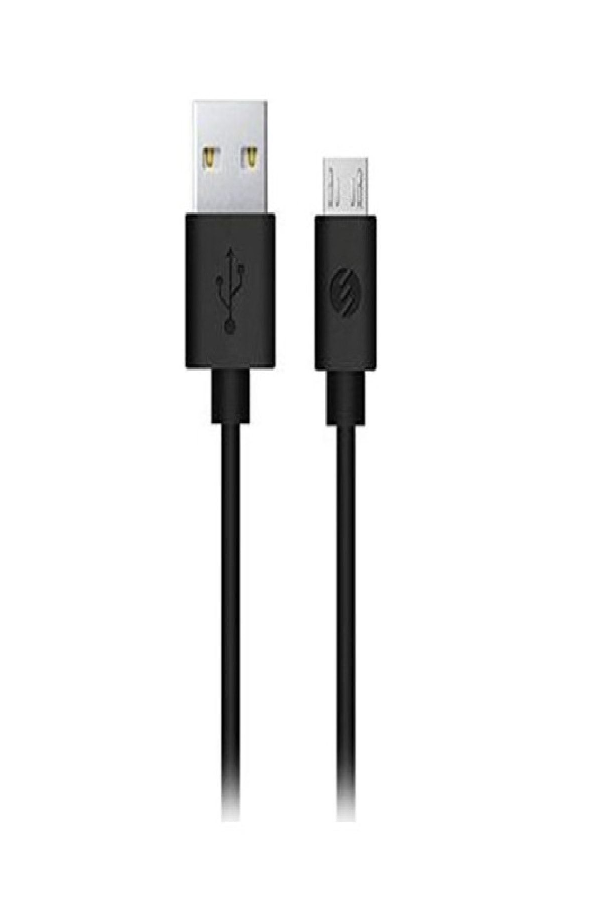 S-Link Sl-ıp61 0.2 Mt 2.4a Usb To Micro Usb Siyah Data + Şarj Kablosu
