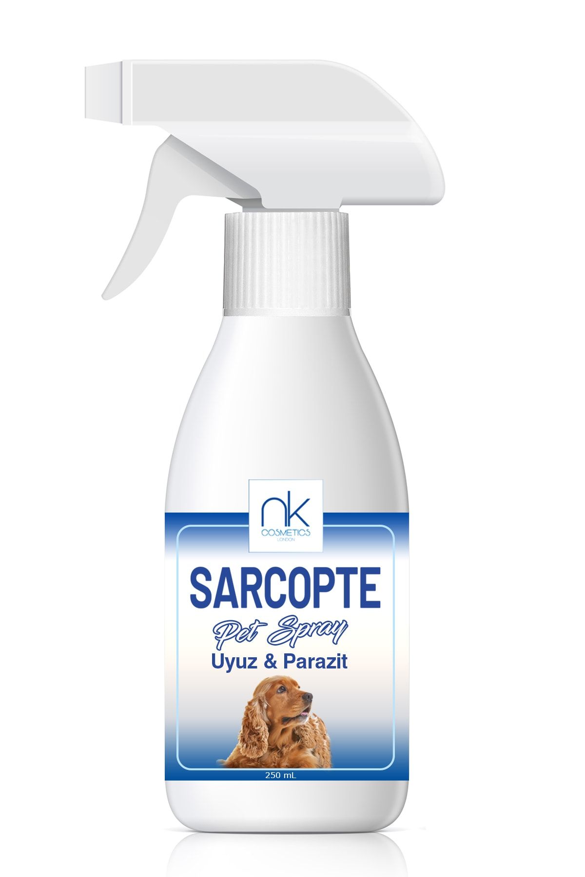 NK Cosmetics Sarcopte Pet Spray Uyuz Kaşıntı Ve Parazit Giderici Köpeklere Özel - 250 ml