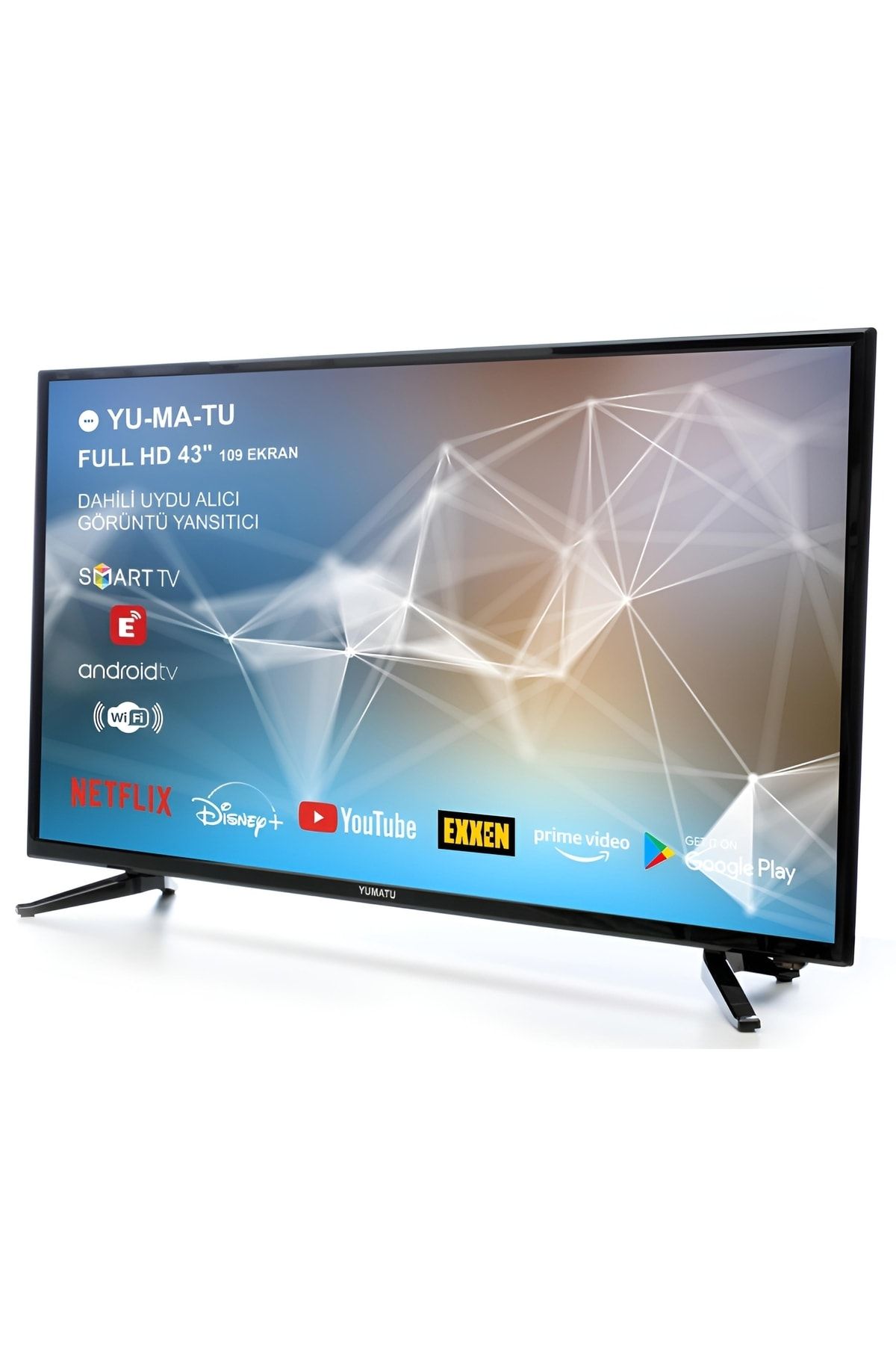 Yumatu 43" 109 Ekran Uydu Alıcılı Full Hd Android Smart Led Tv