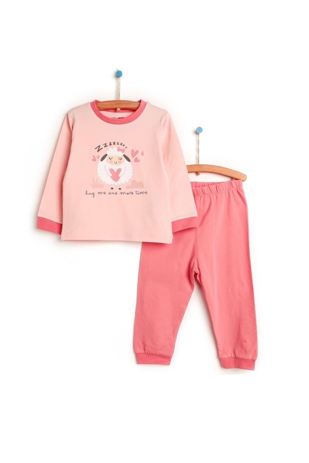 HelloBaby Basic Kız Bebek Pijama Takımı