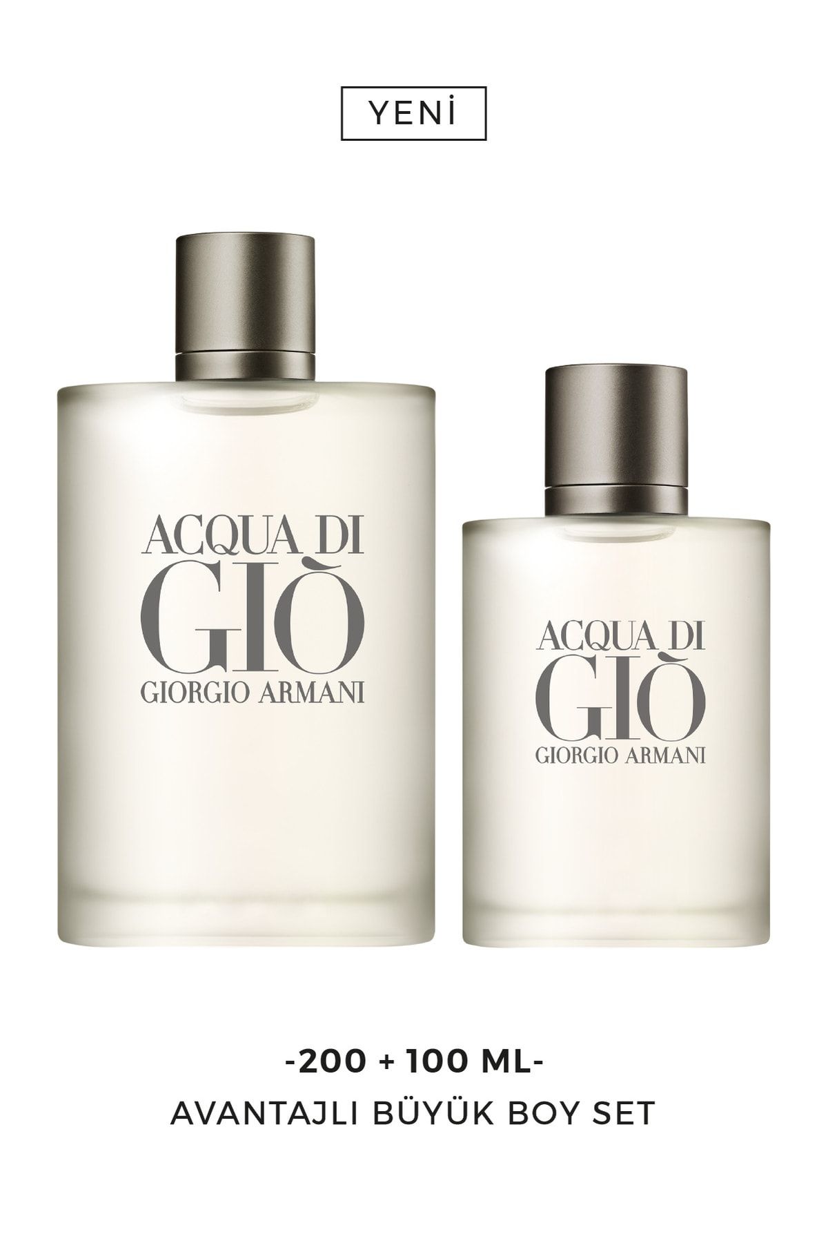 Giorgio Armani Acqua Di Gio 200 ml & 100 ml Deluxe Erkek Parfüm Seti 7829999999029