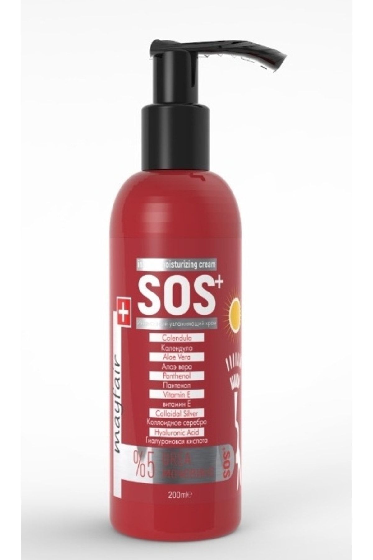 S.o.s. Güneş Yanıklarına Karşı Etkili Yoğun Nemlendirici 200 ml_0