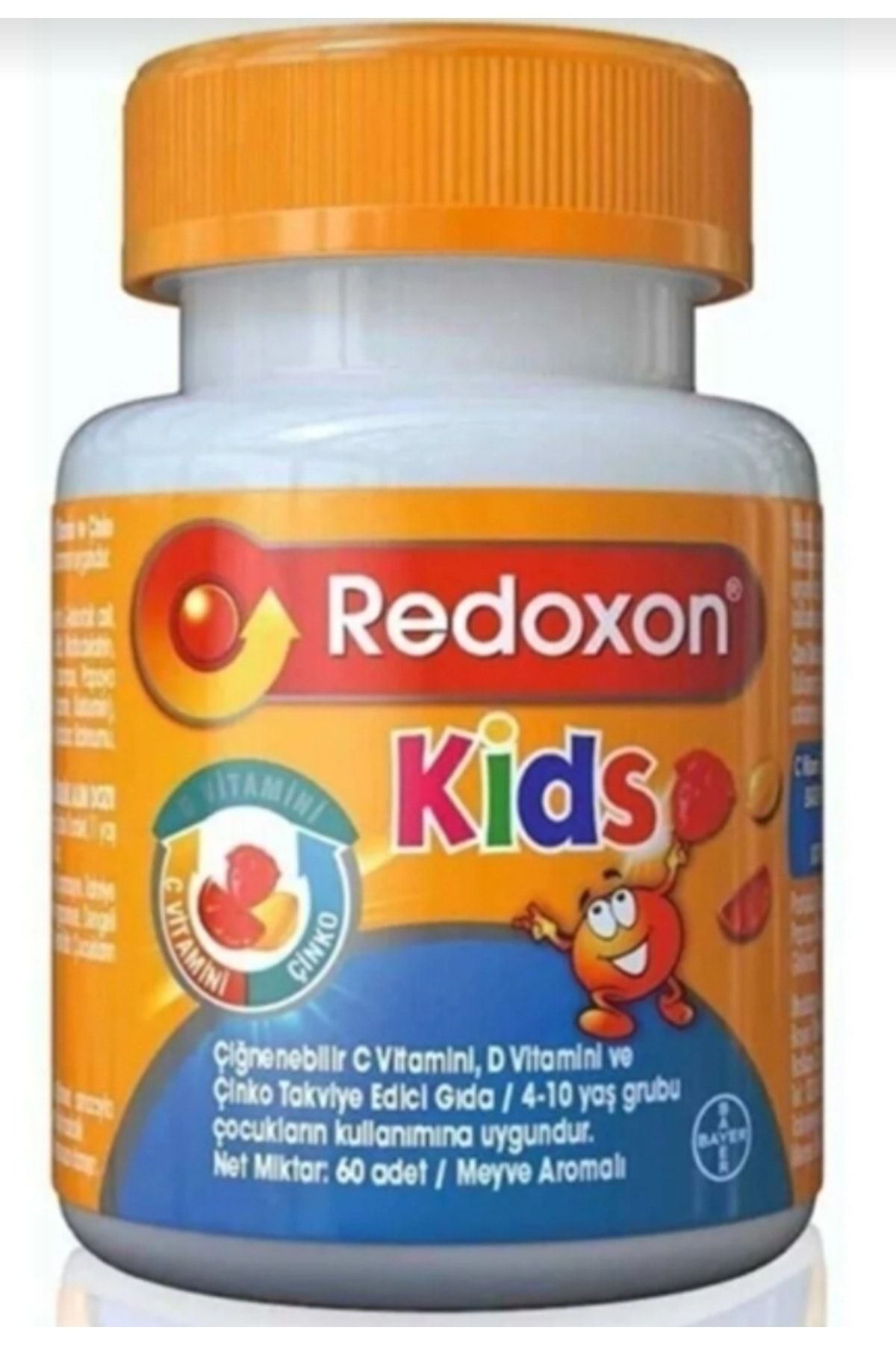 Bayer Redoxon Kids C Vitamini D Vitamini Ve Çinko Içeren 60 Çiğnenebilir Tablet