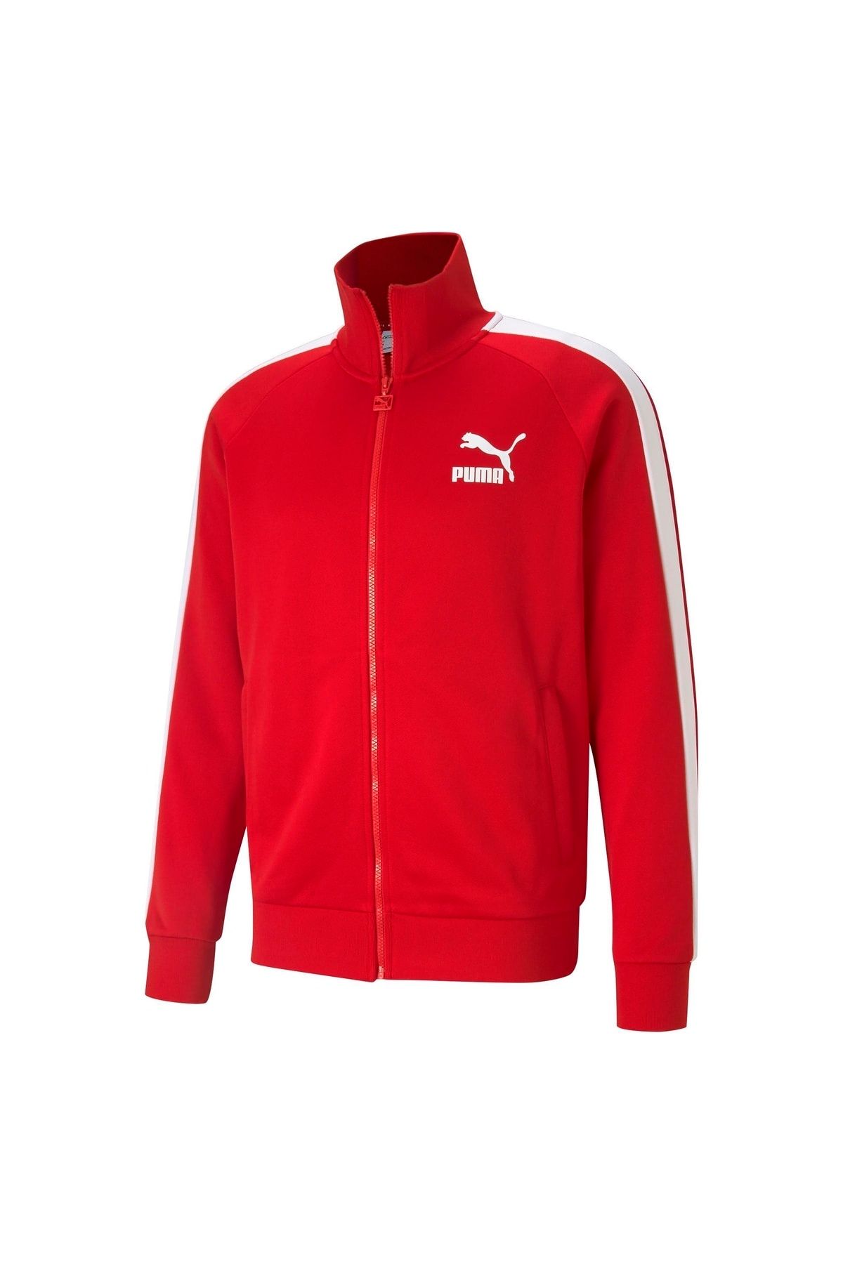 Puma Iconic T7 Track Jacket Pt Kırmızı Erkek Fermuarlı Sweatshirt