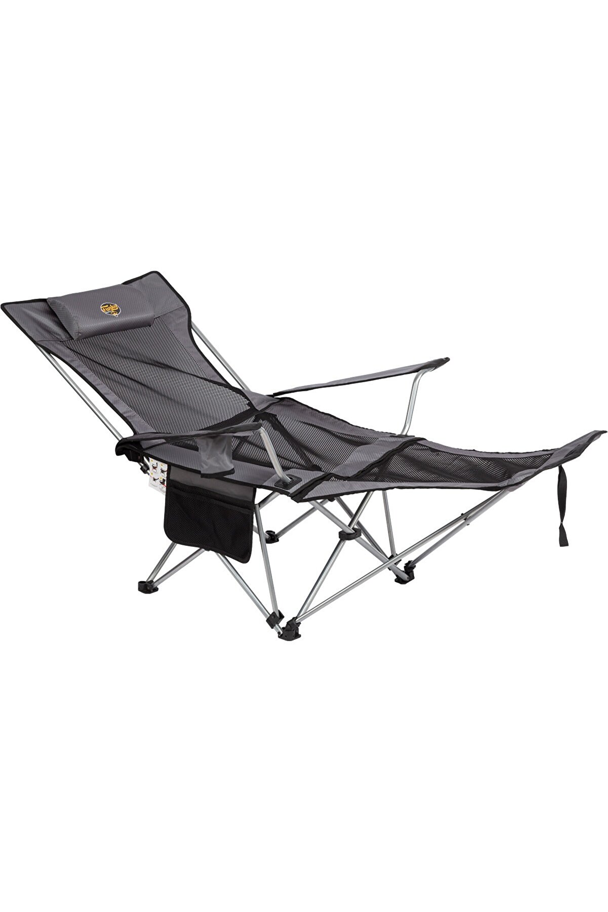 Funky Chairs Lazy 3 Plus Yatabilen Ayak Uzatmalı Sehpalı Şezlong Kamp Plaj Piknik Sandalyesi