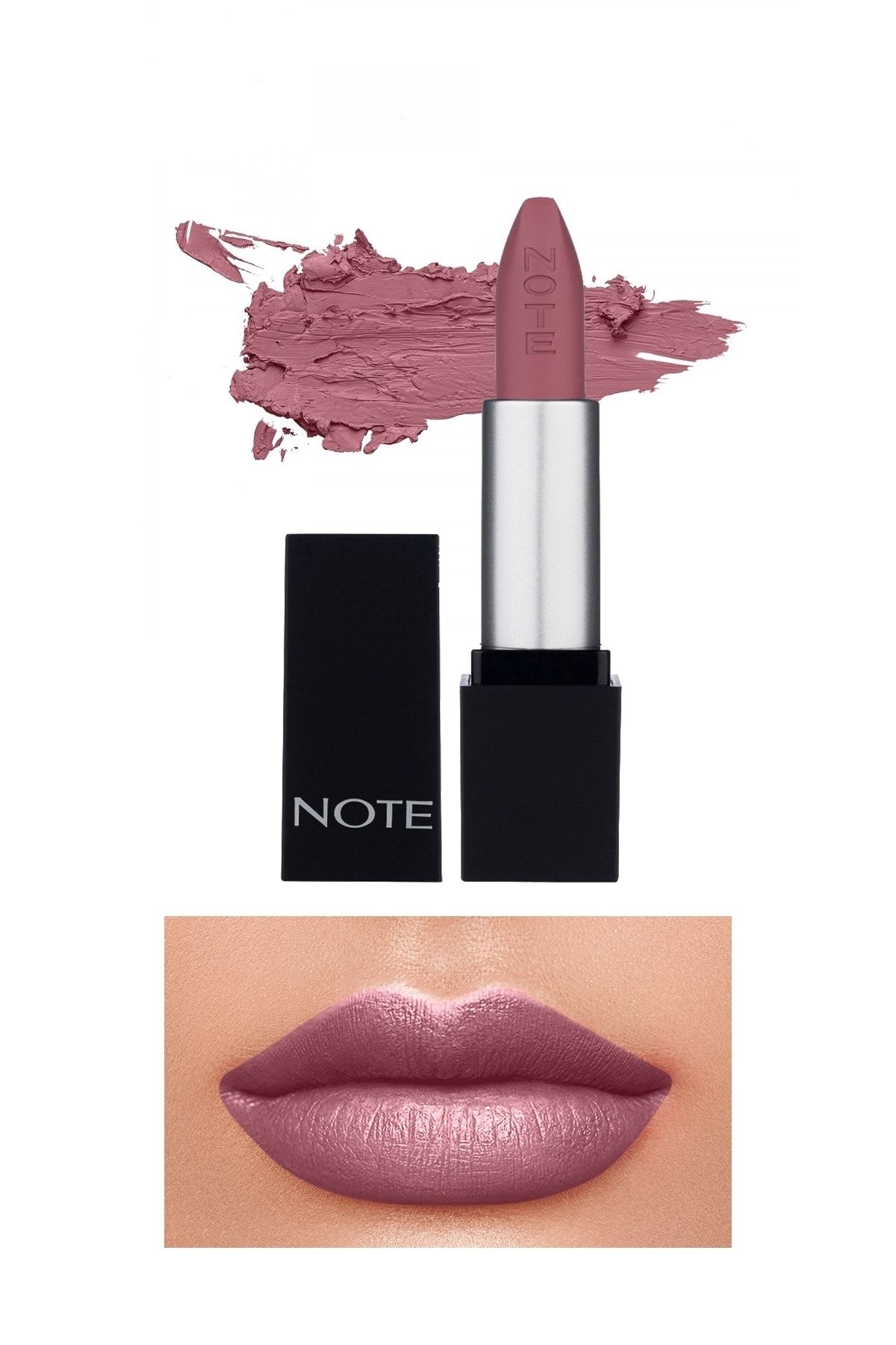 Mattever Lipstick Yarı Mat Saten Bitişli Ruj 09 First Date Rose - Pembe Nude_0