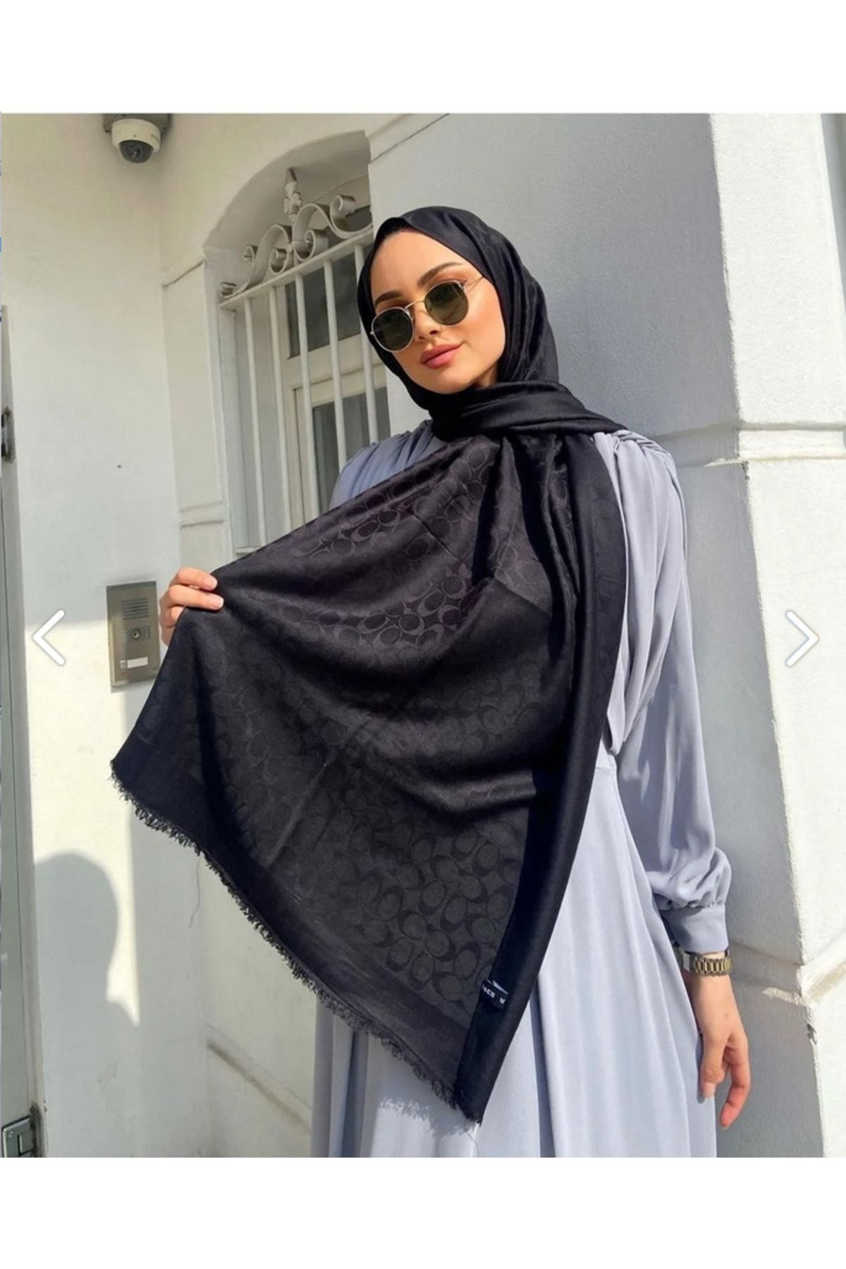 MİSK SCARFS Kaşmir Ipek Coach Şal