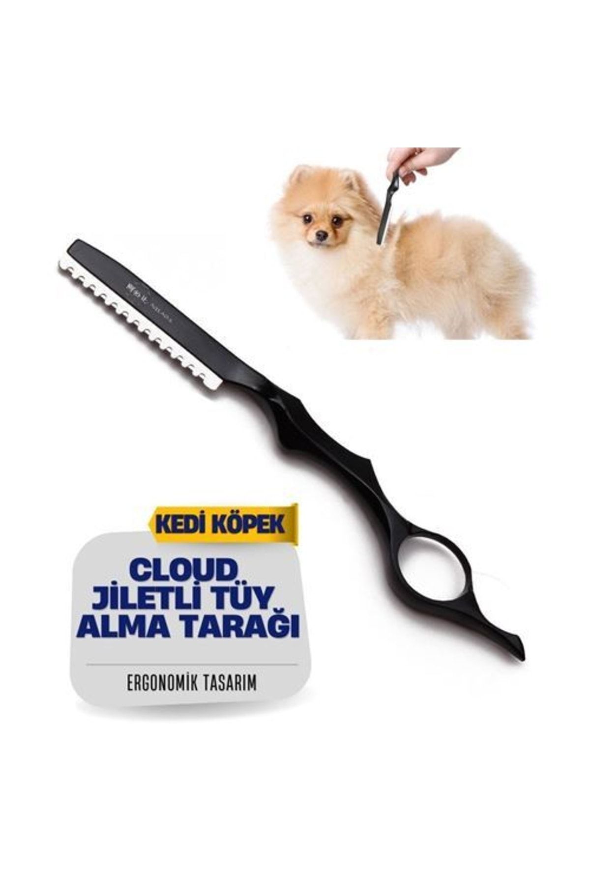 ModaCar Transformacion Kedi Köpek Jiletli Tüy Alma Tarağı