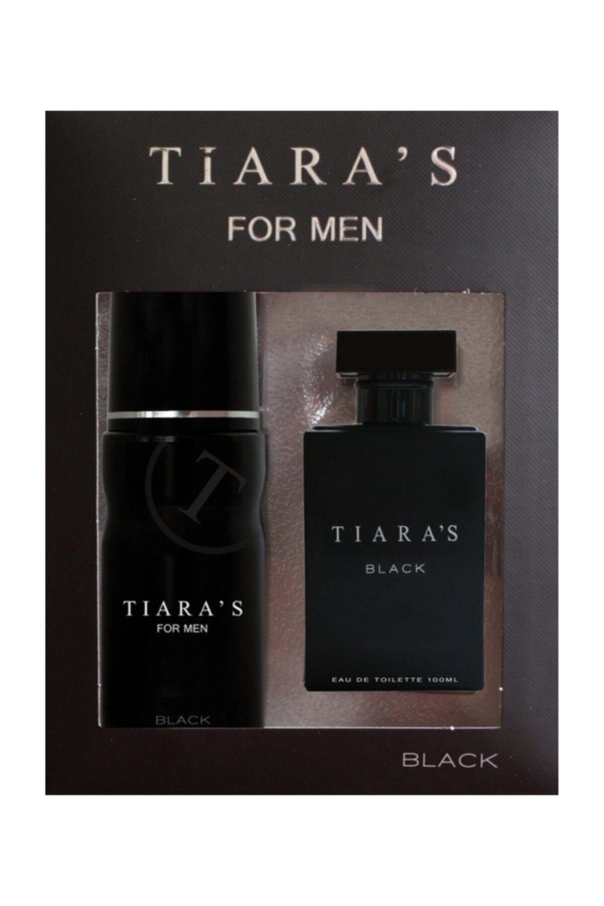 Tiaras Black Erkek Parfüm Seti 100ml Edt + 150ml Deodorant